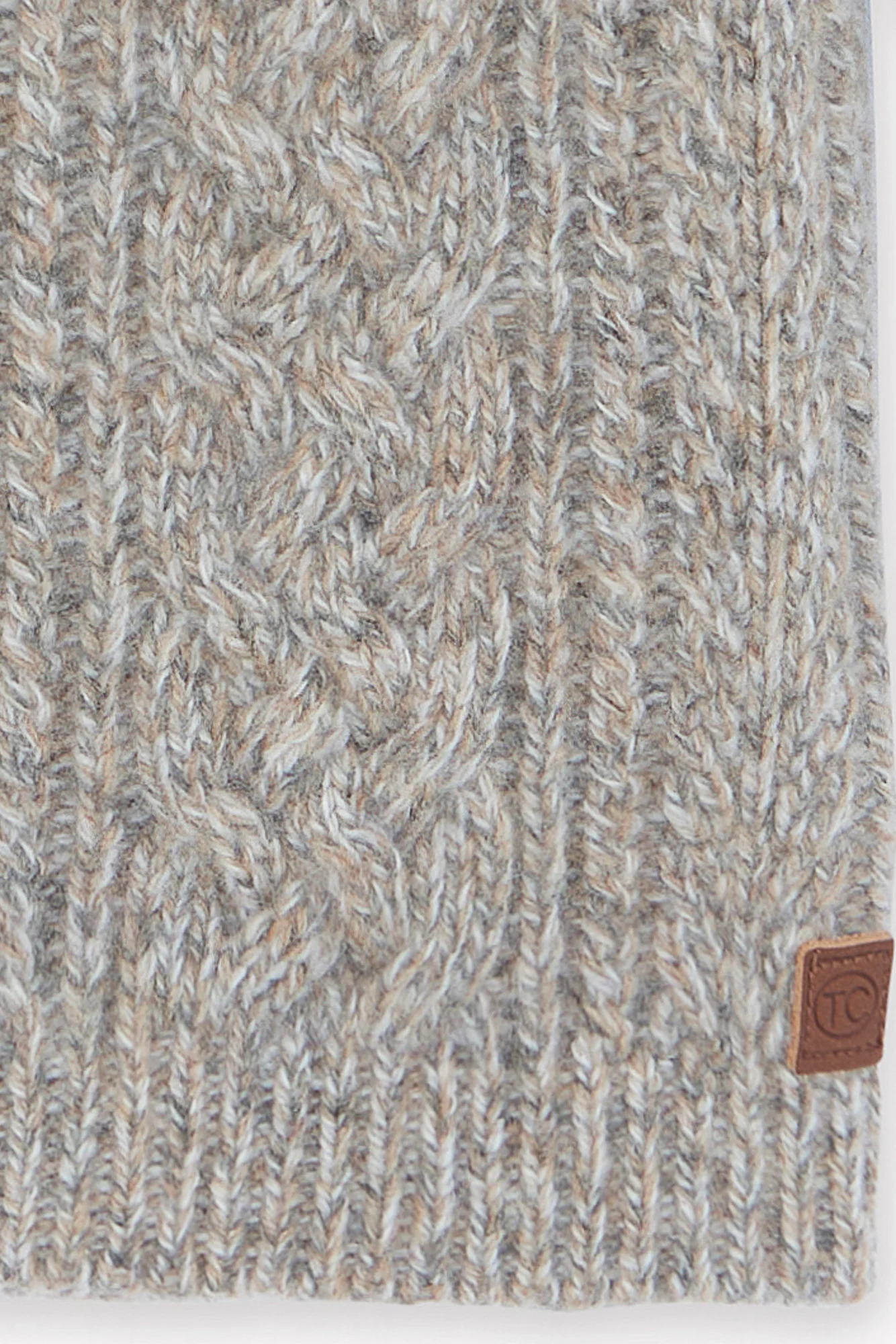Cardigan - Moka col châle maille tréssée - Image 7