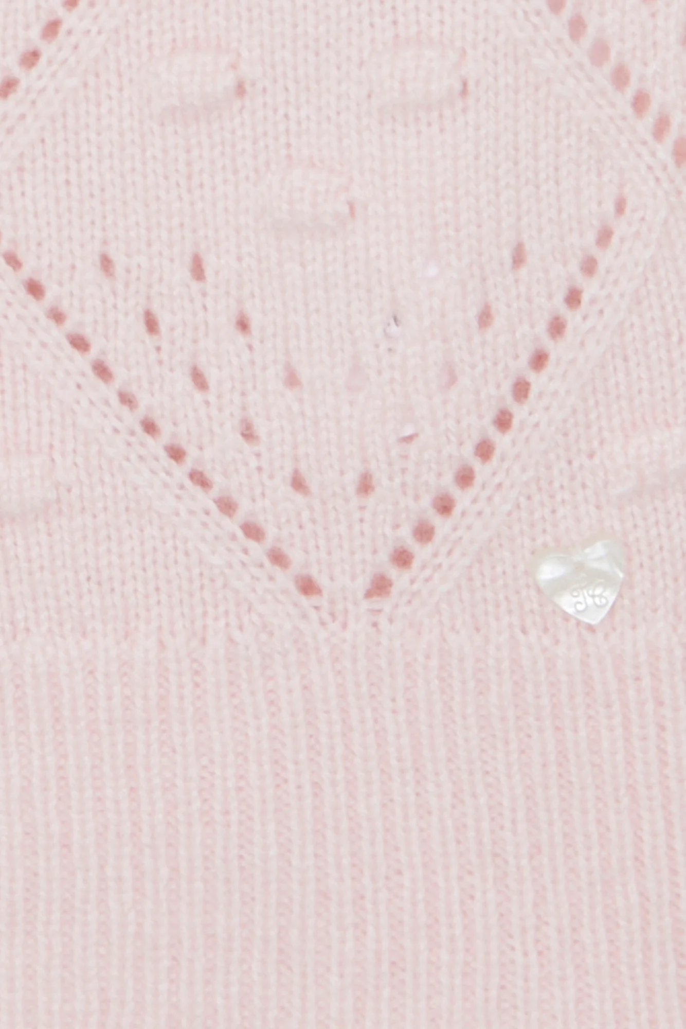 Cardigan - Rosée laine maille ajourée - Image 5