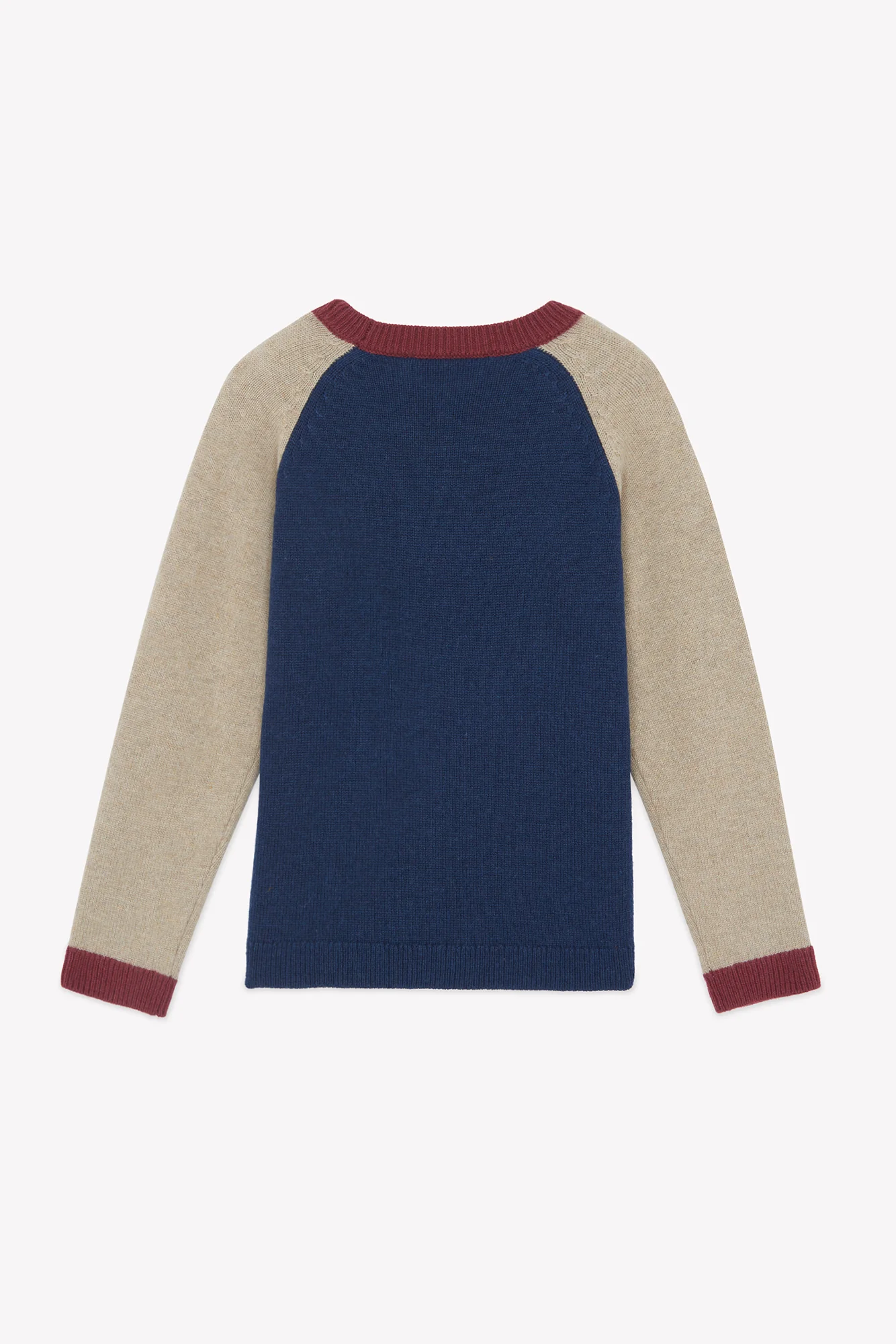 Pull- Marine laine broderie explorer - Image 4