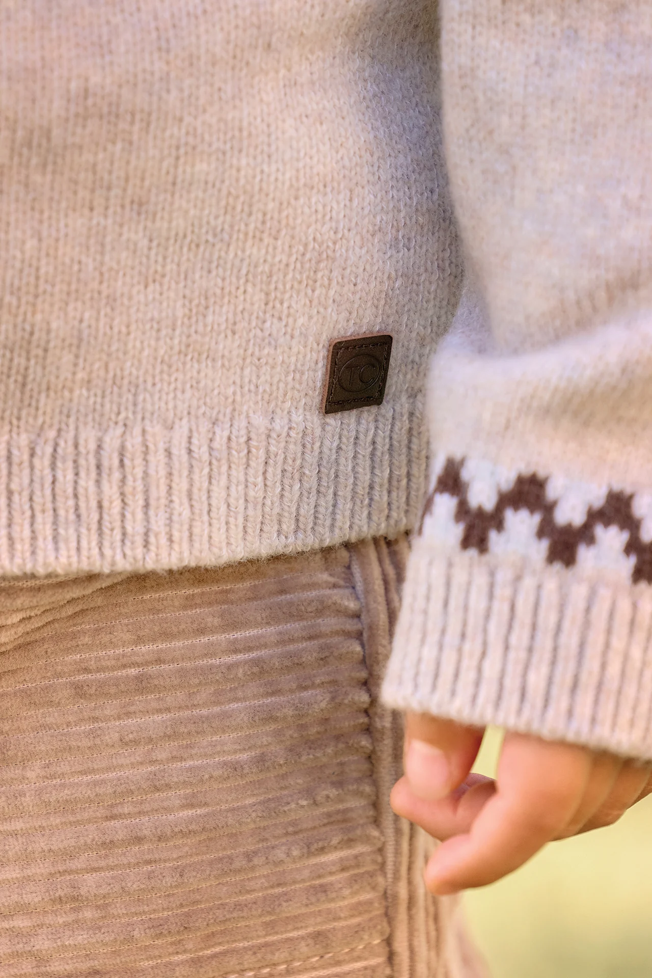 Pull - Moka laine laine jacquard - Image 3