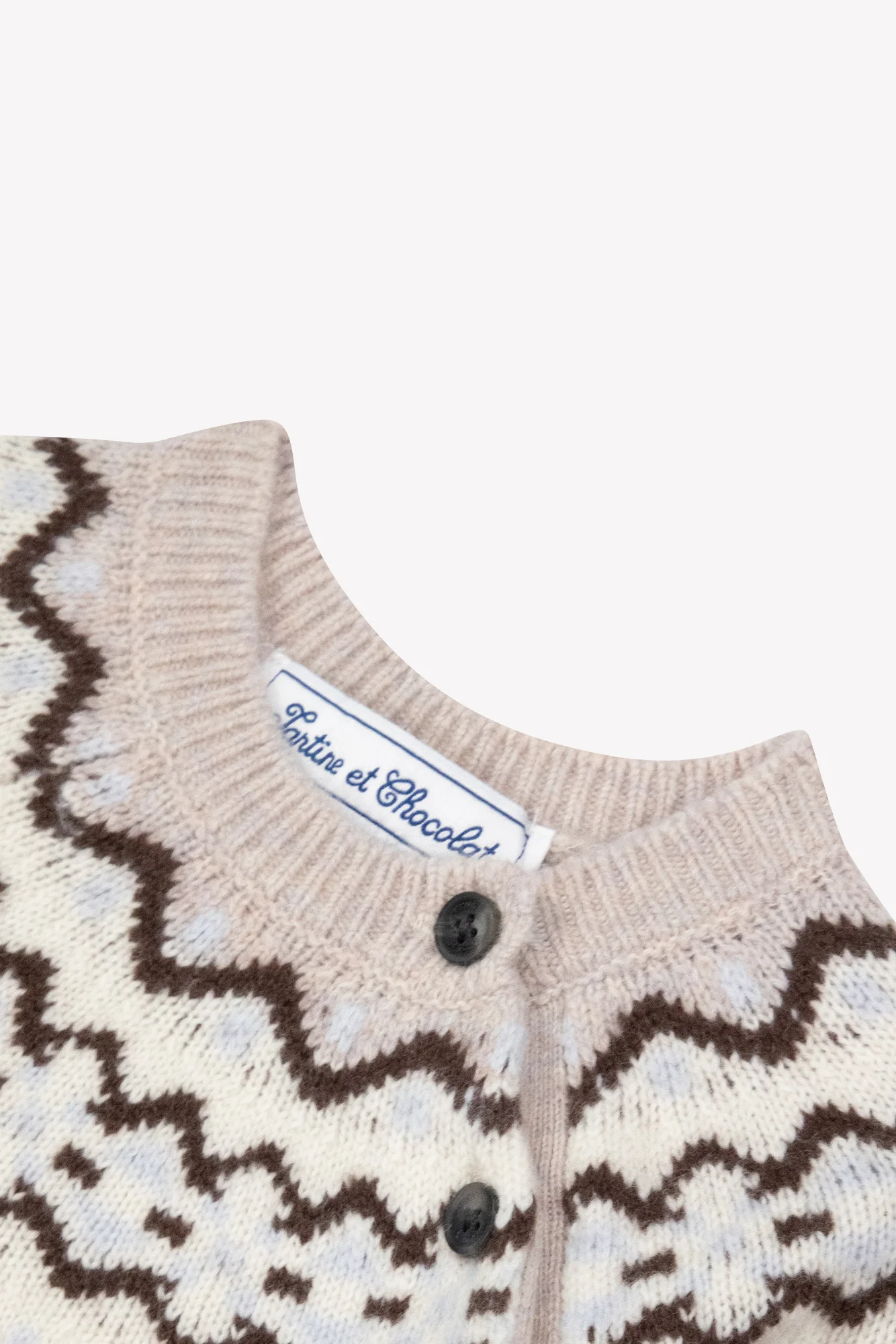 Pull - Moka laine laine jacquard - Image 6
