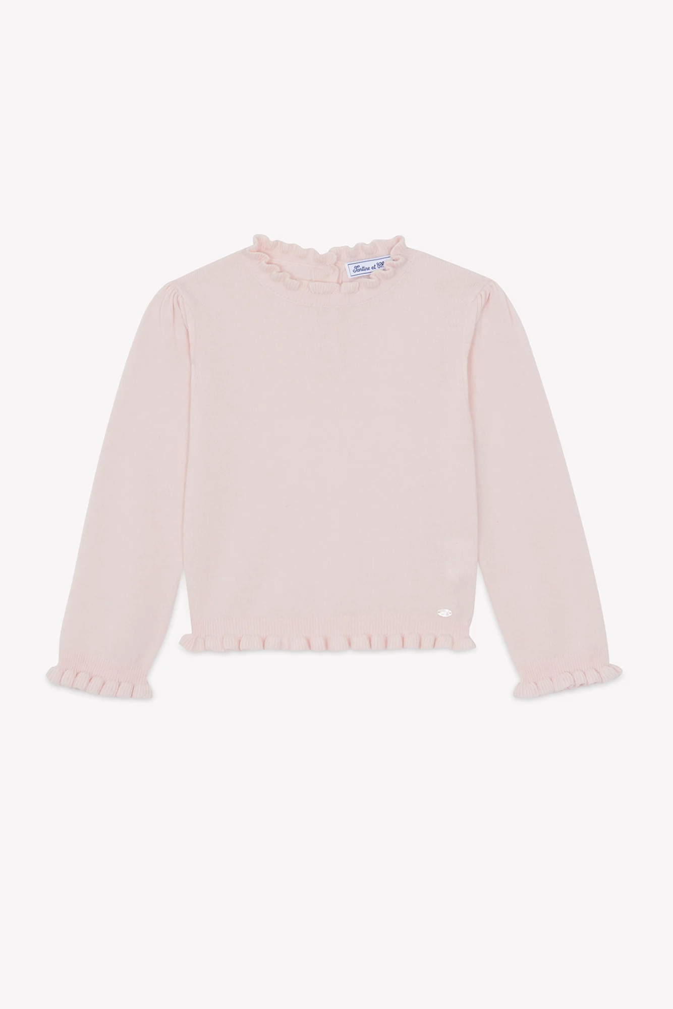 Pull - Rosée laine col festonné - Image 4