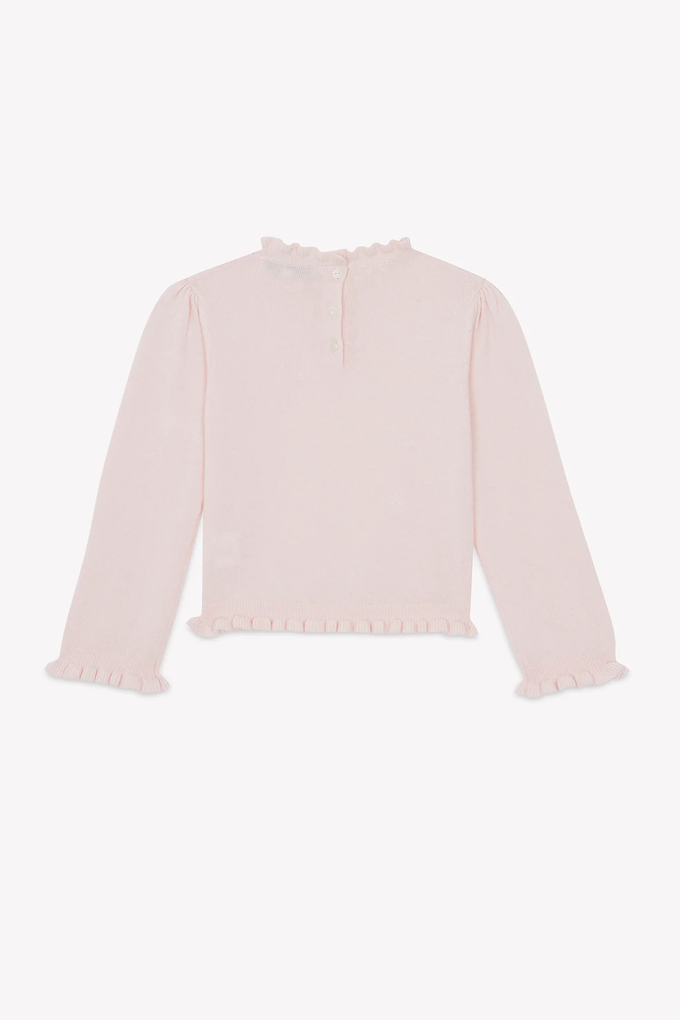Pull - Rosée laine col festonné - Image 5