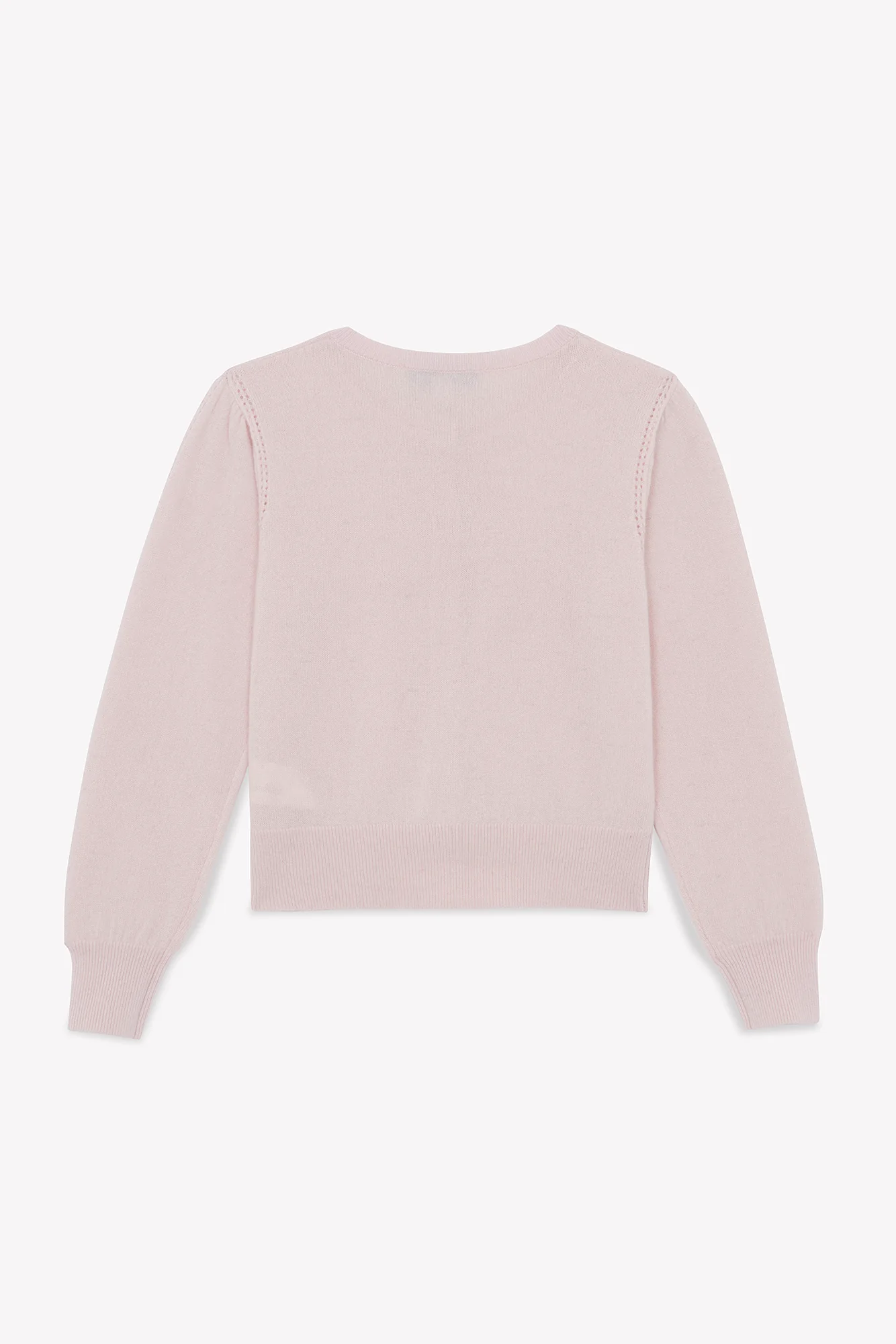 Cardigan - Rosée laine nœuds - Image 5