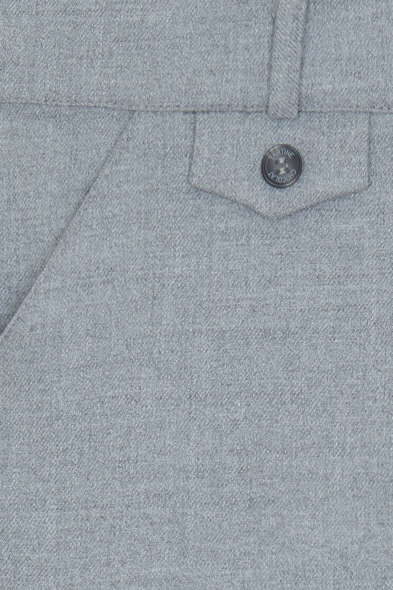 Pantalon - Gris moyen pinces - Image 5