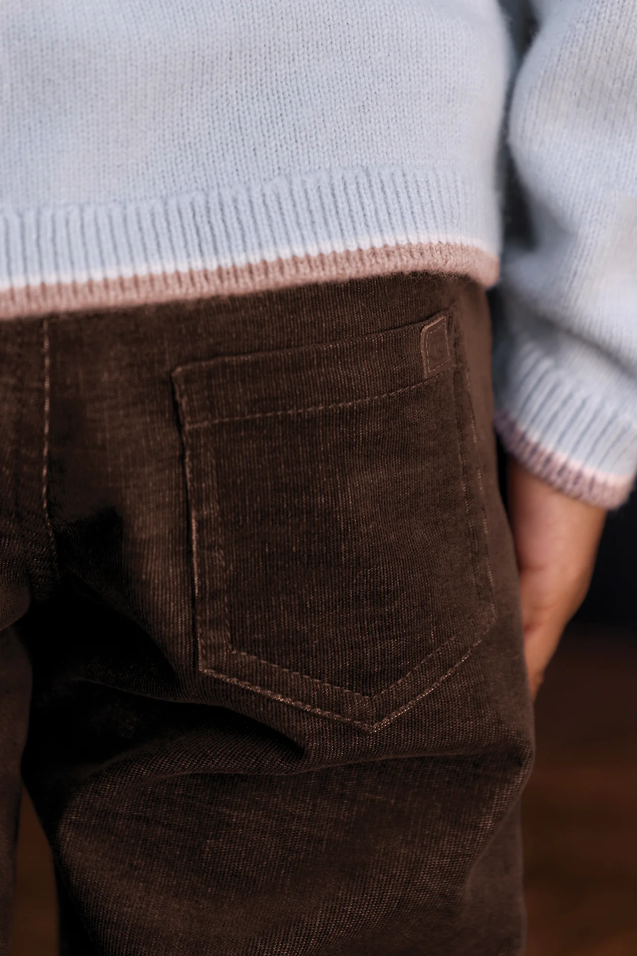 Pantalon - Chocolat coton - Image 2