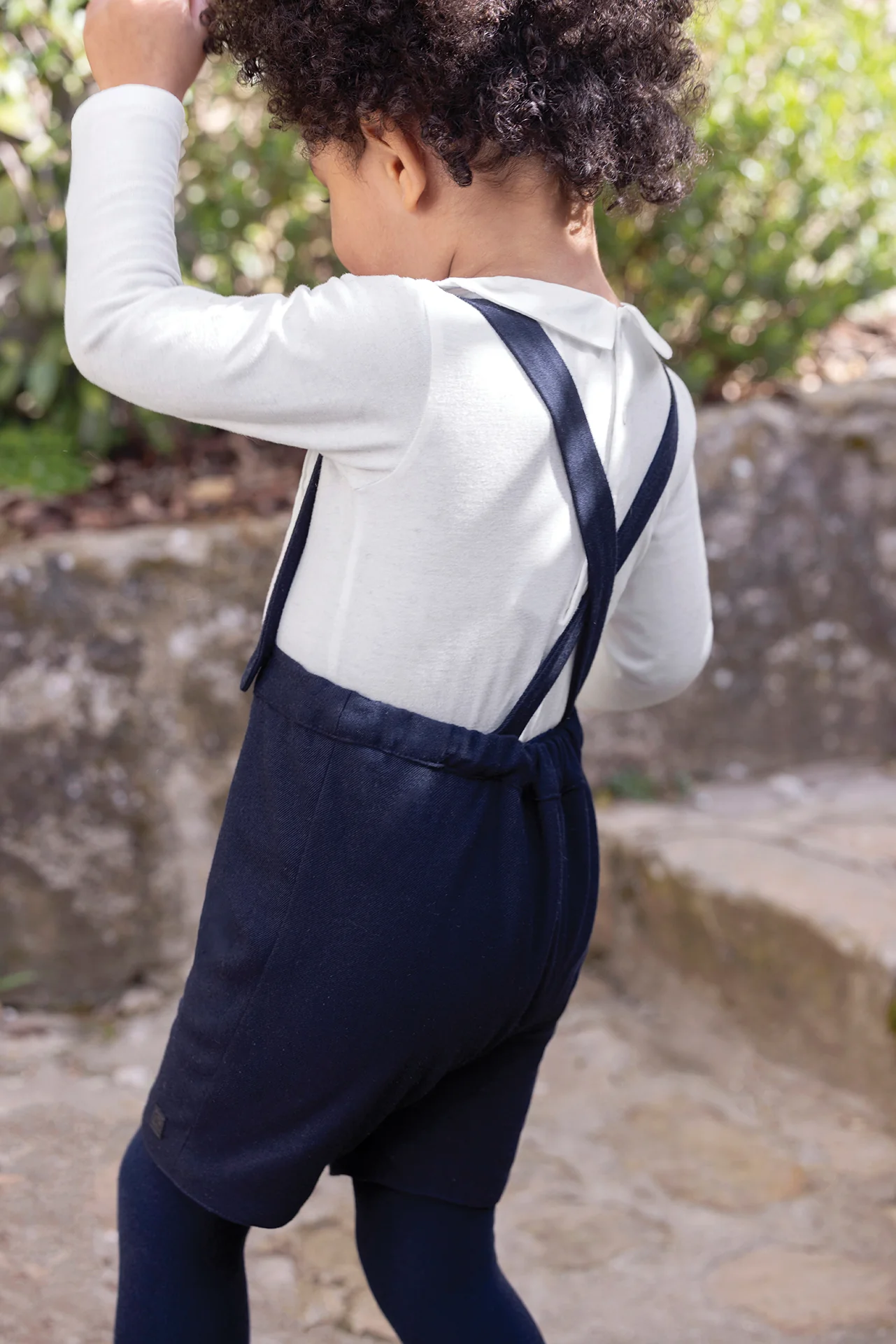 Salopette - Marine coton - Image 2