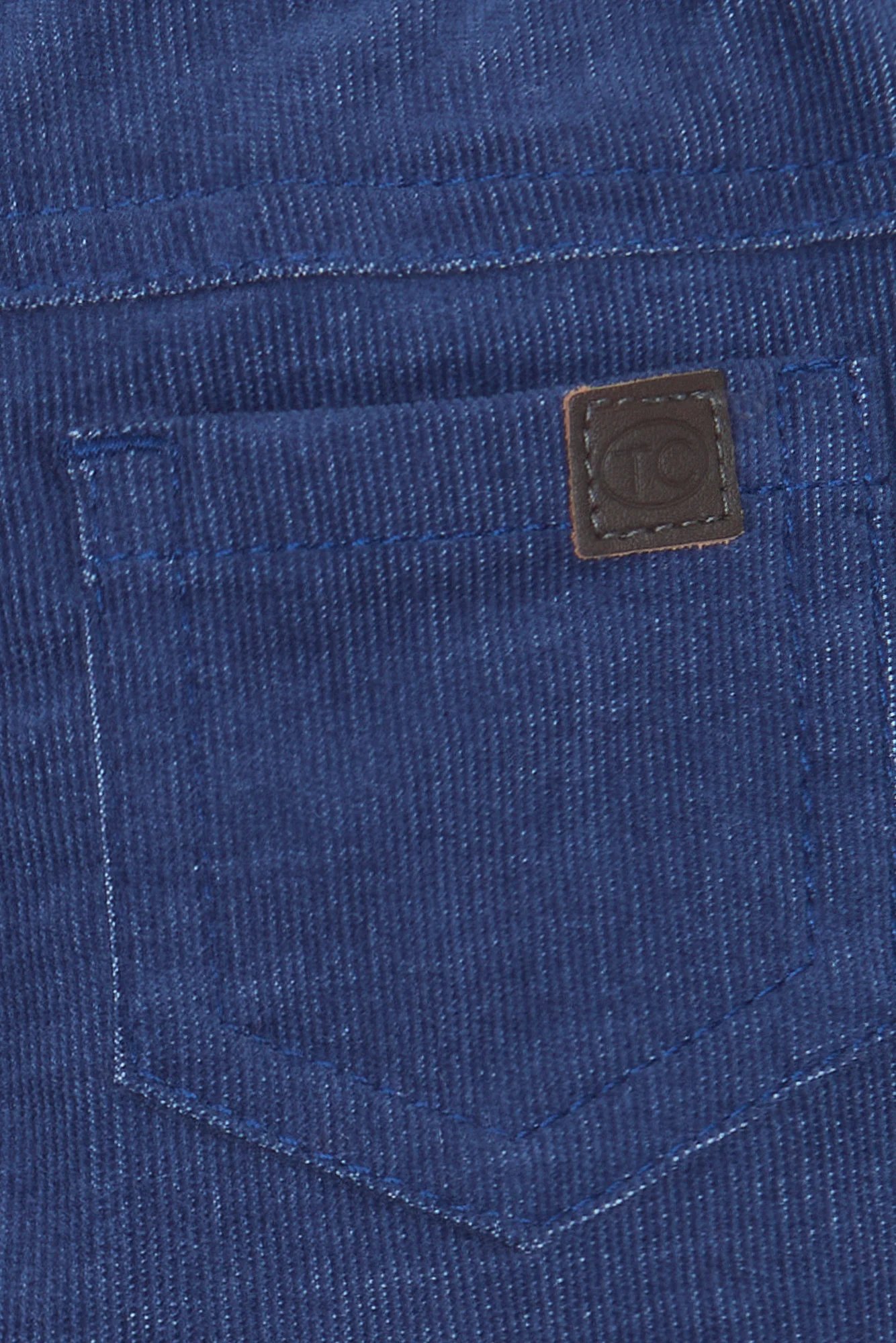 Pantalon - Indigo velours côtelé - Image 3