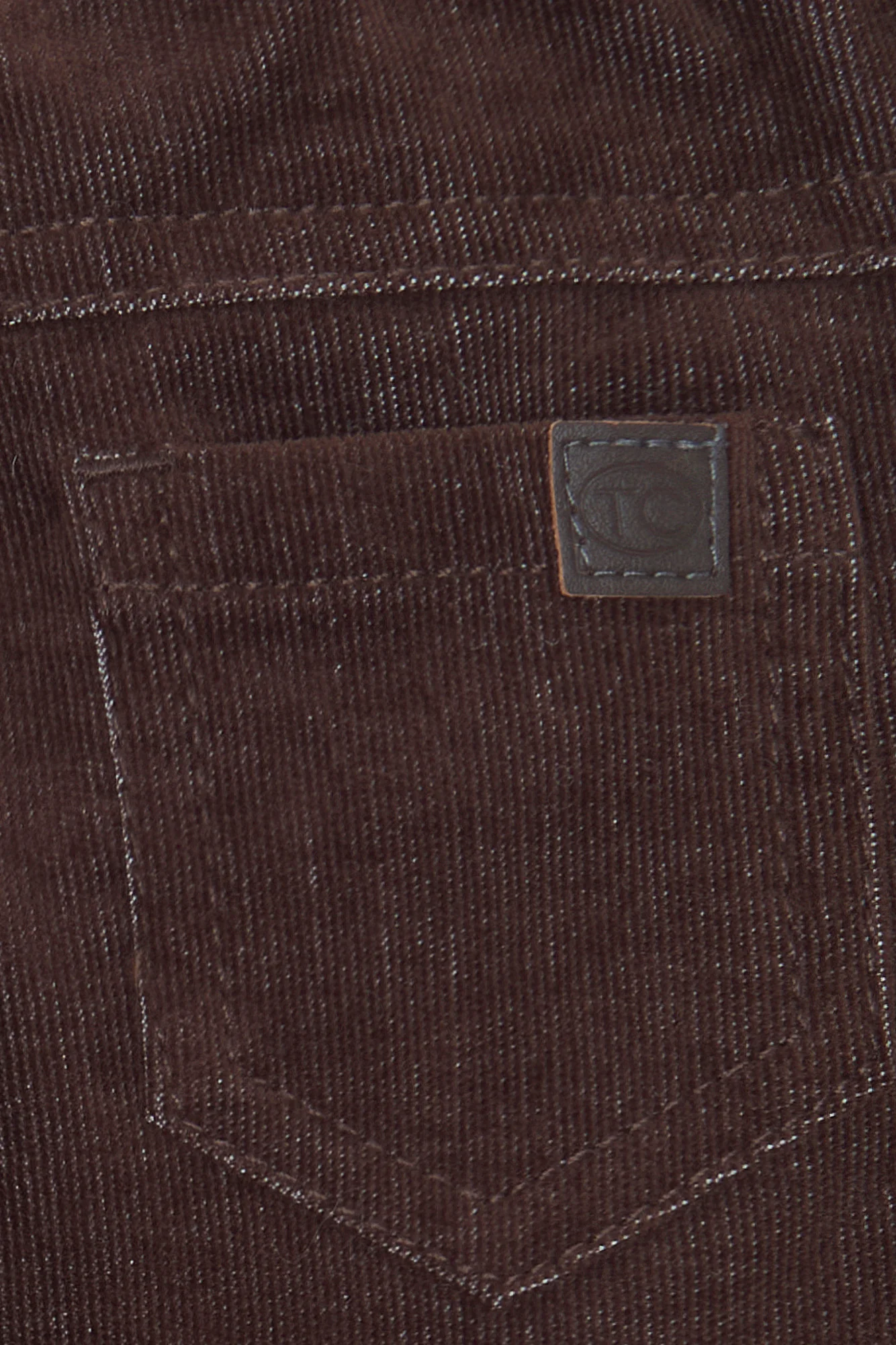Pantalon - Chocolat velours côtelé - Image 3