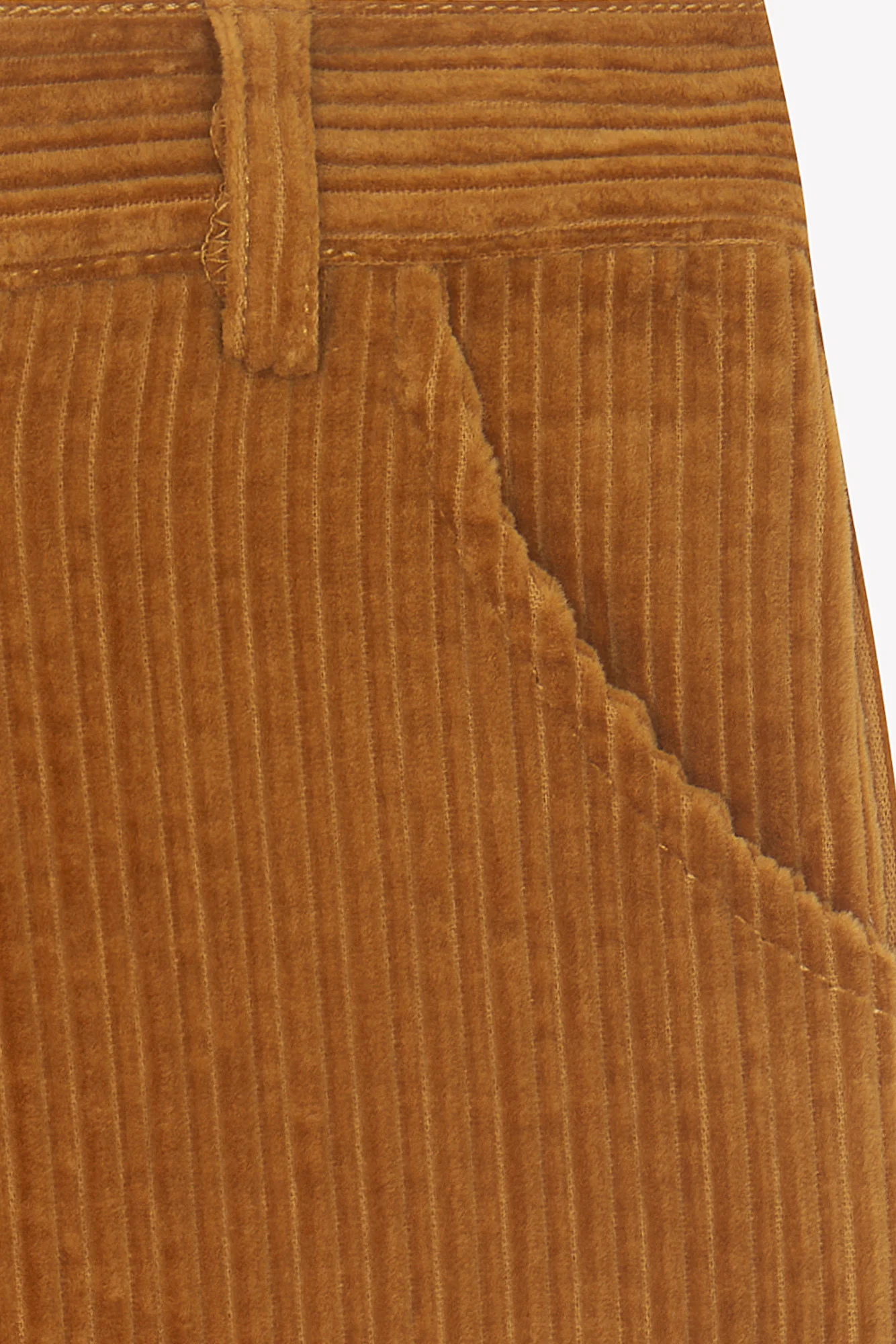 Pantalon - Jaune Moutarde velours côtelé - Image 6