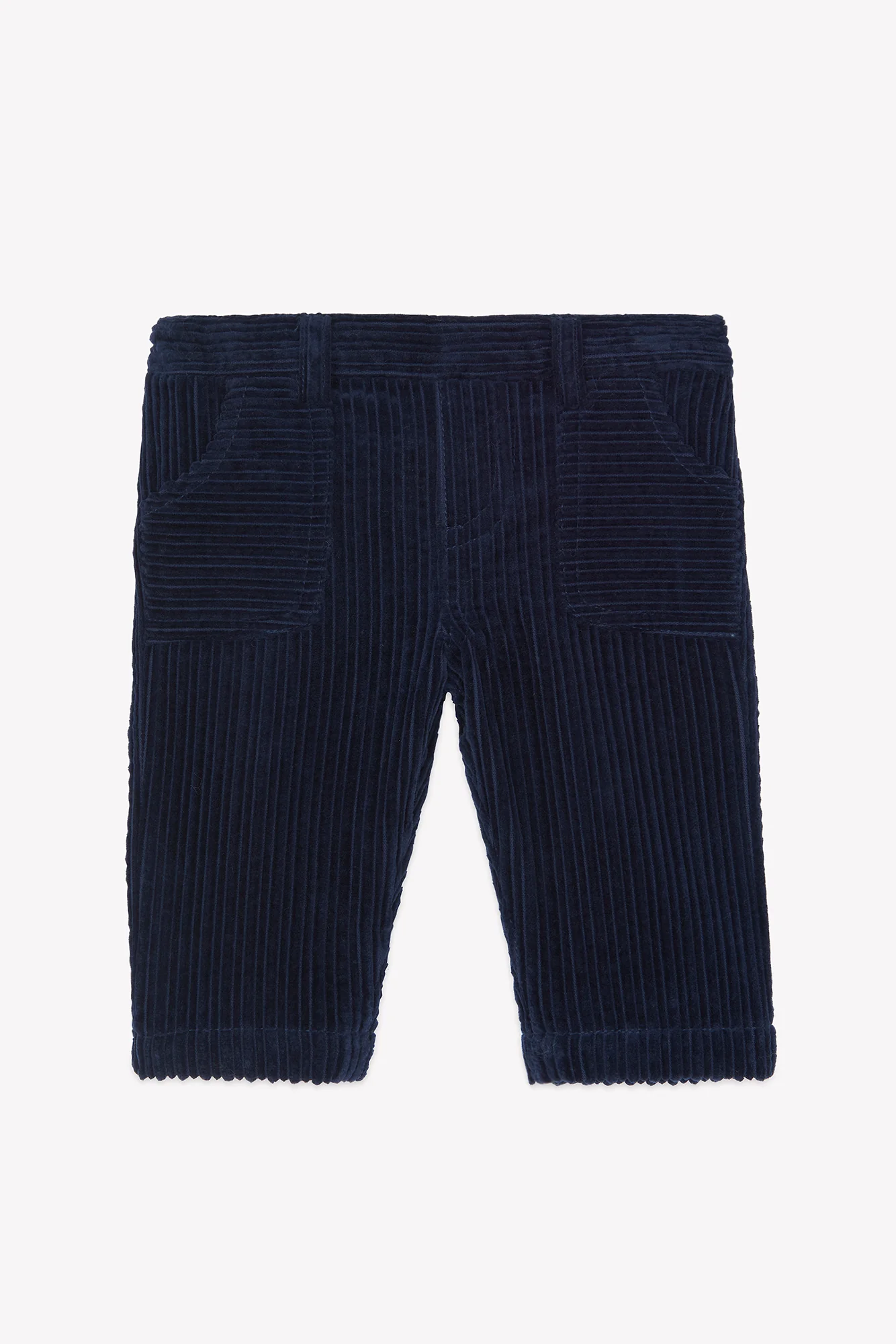 Pantalon - Marine coton velours côtelé