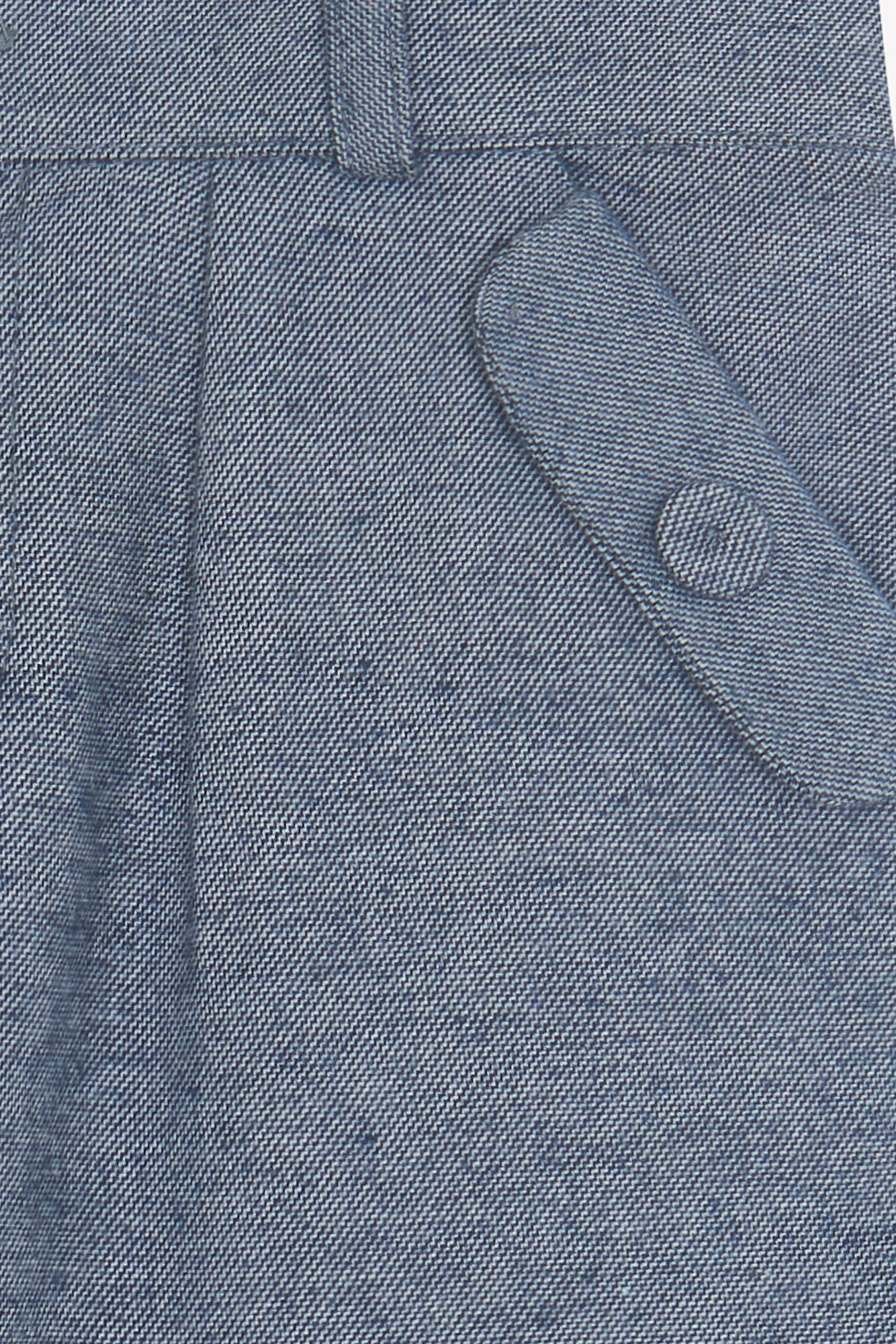 Pantalon - Marine coton plis - Image 6