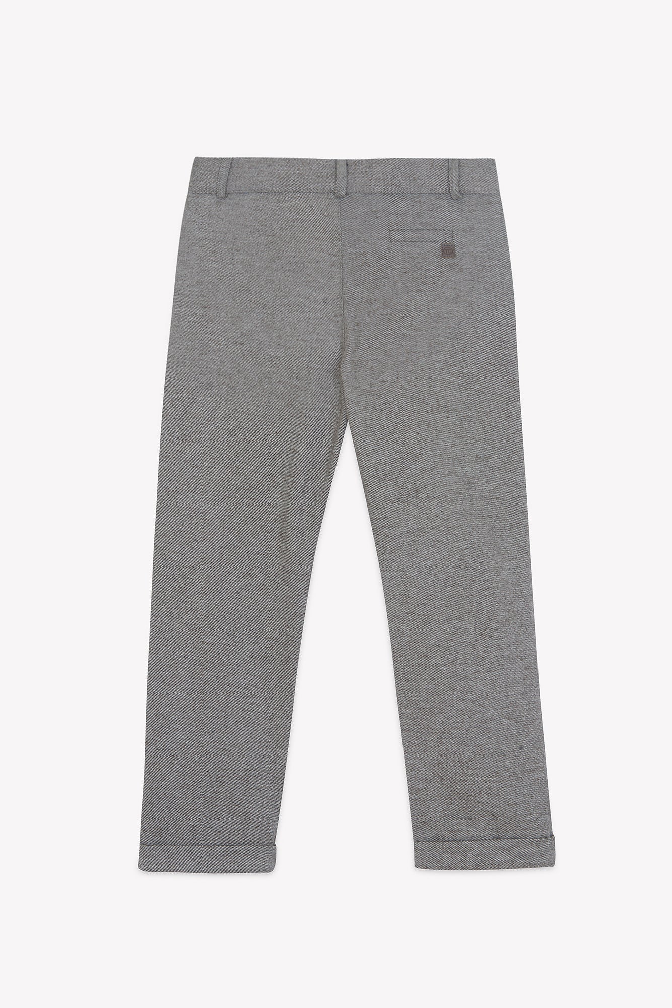 Pantalon - Chocolat coton pince - Image 2