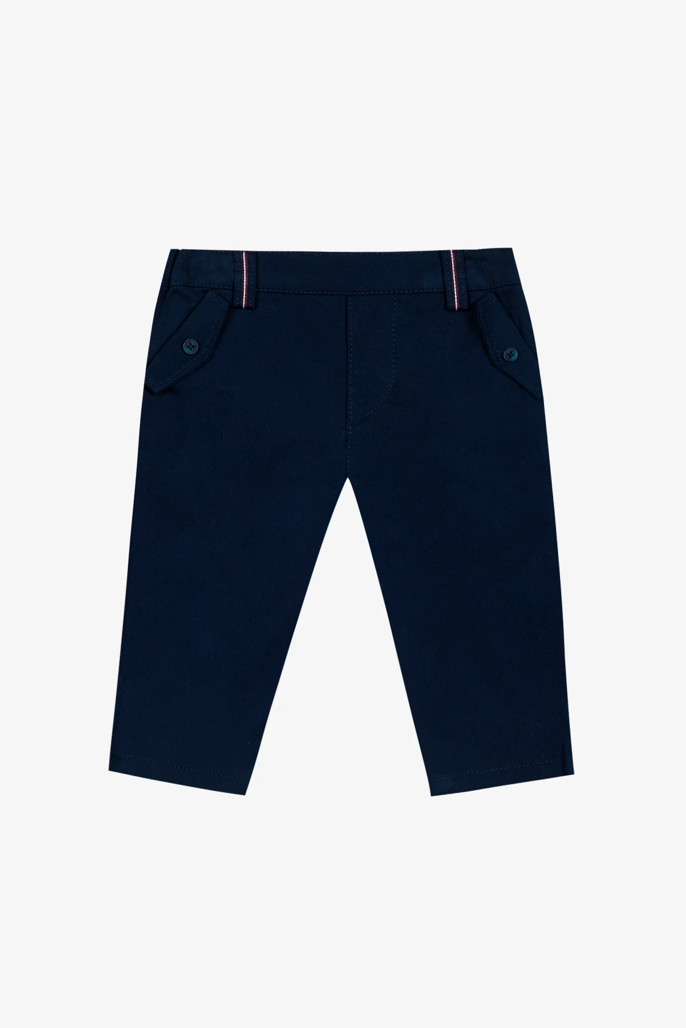 Pantalon - Marine coton liseré