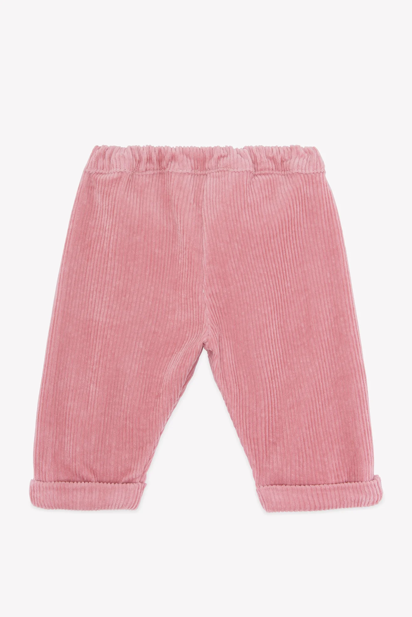 Pantalon - Blush velours plis - Image 4