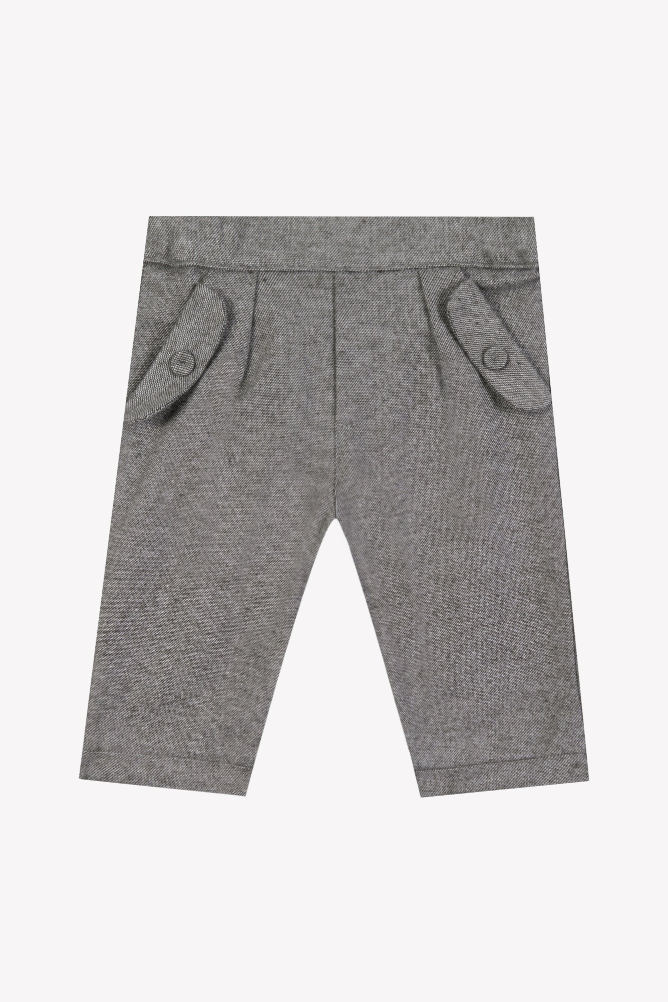 Pantalon - Chocolat coton chiné - Image 3