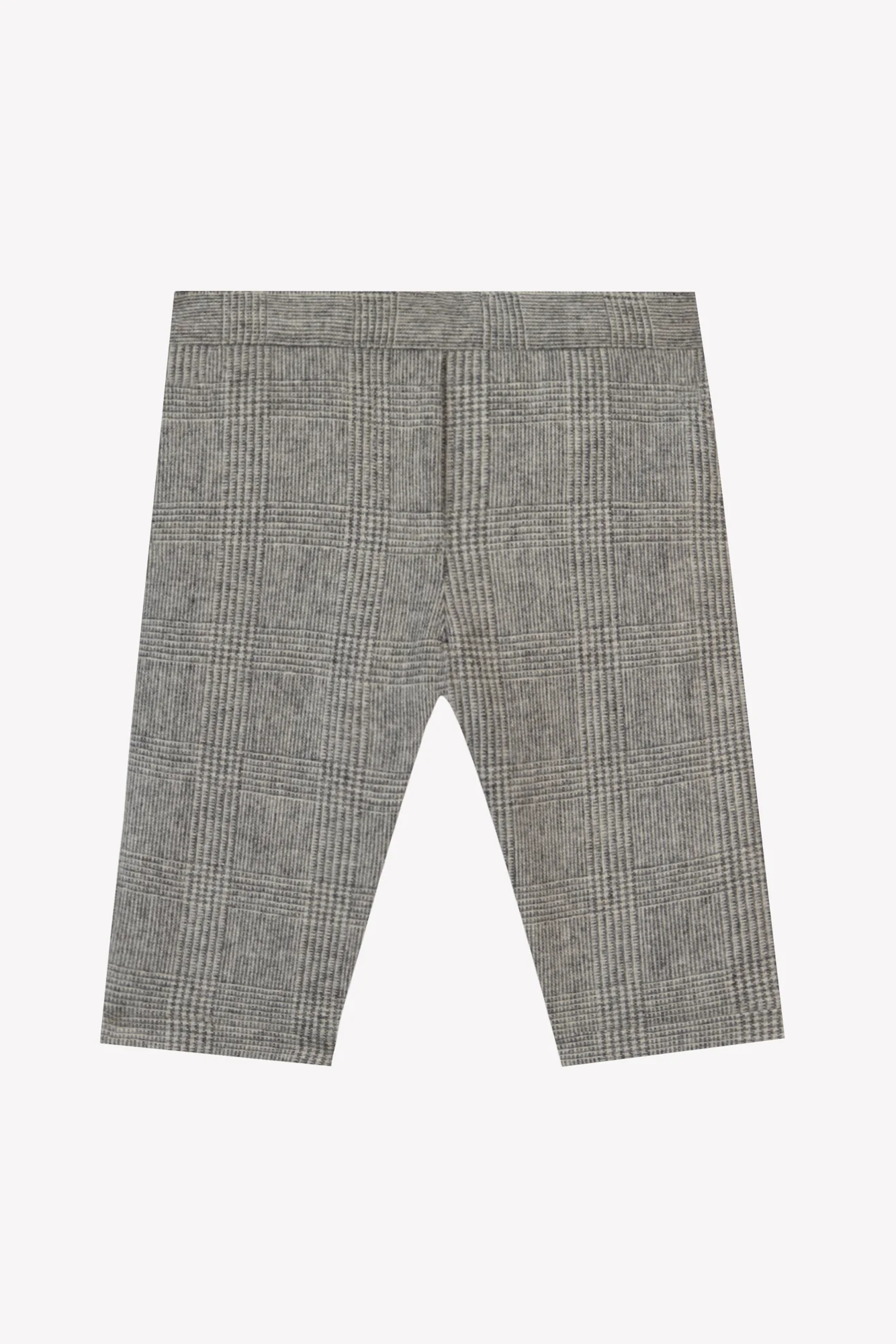 Pantalon - Gris chiné laine carreaux - Image 5
