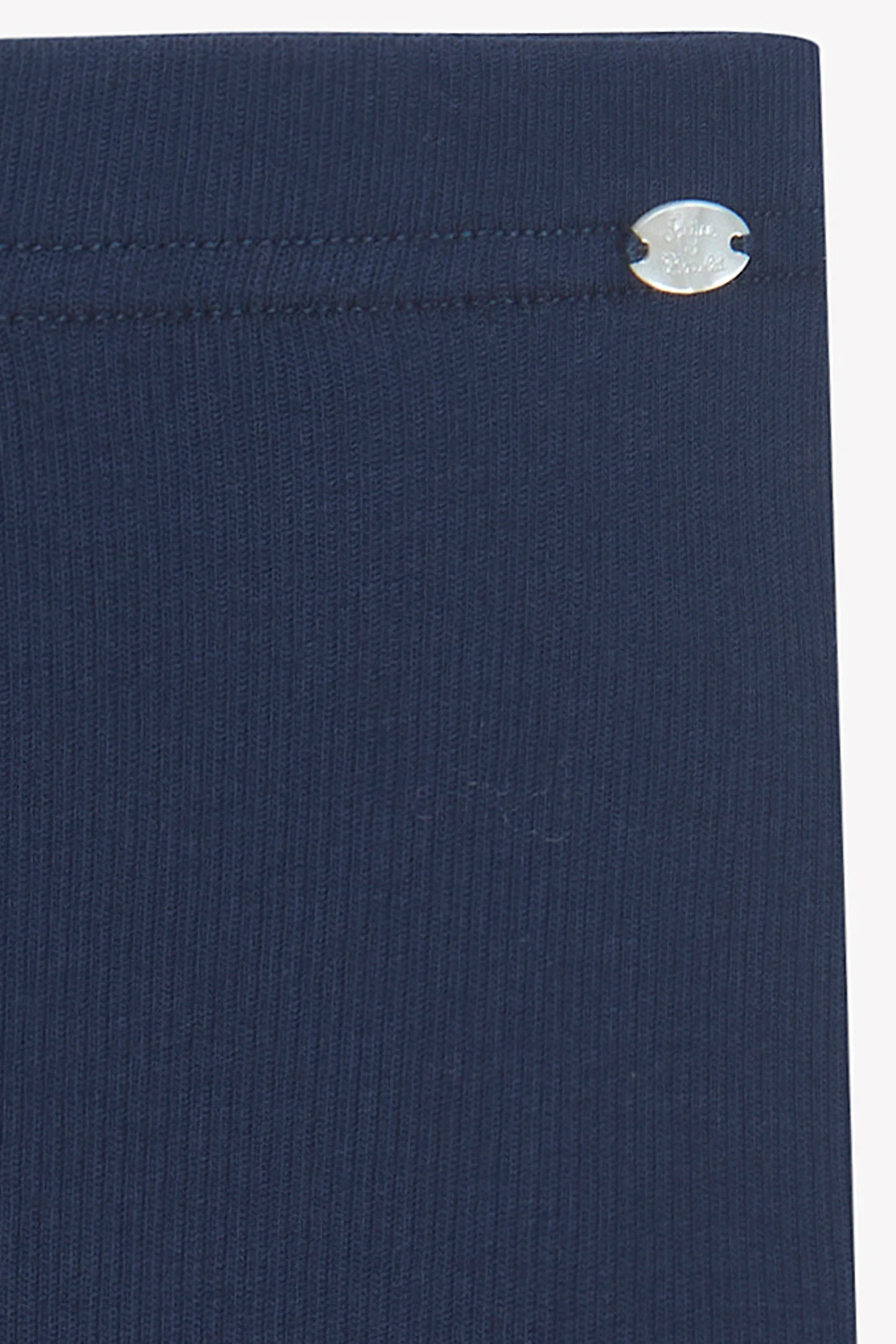 Legging - Marine coton festonné - Image 3