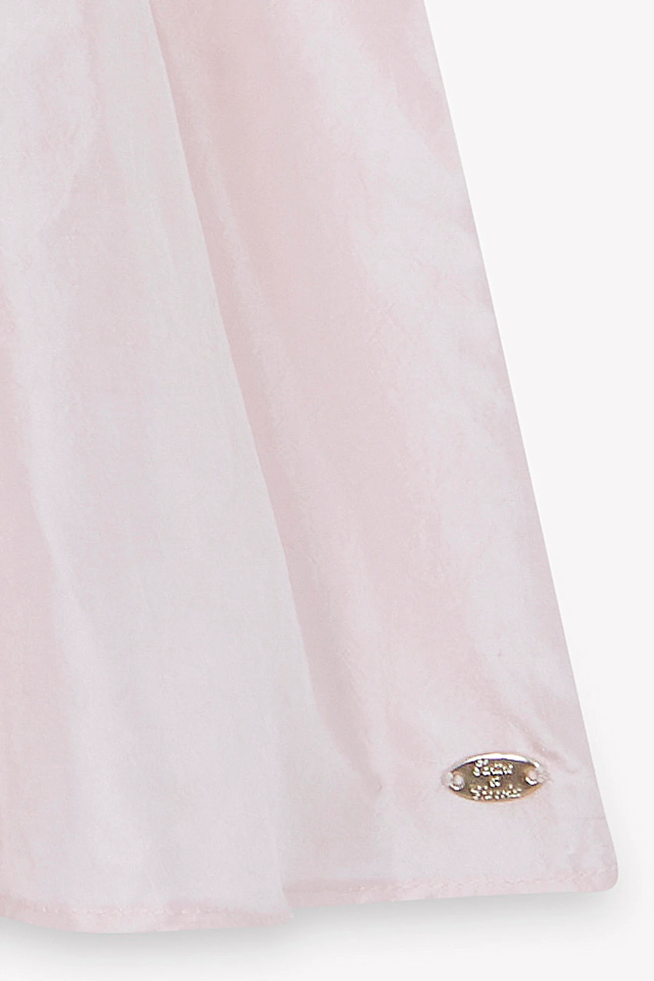 Robe - Rosée soie perles - Image 7