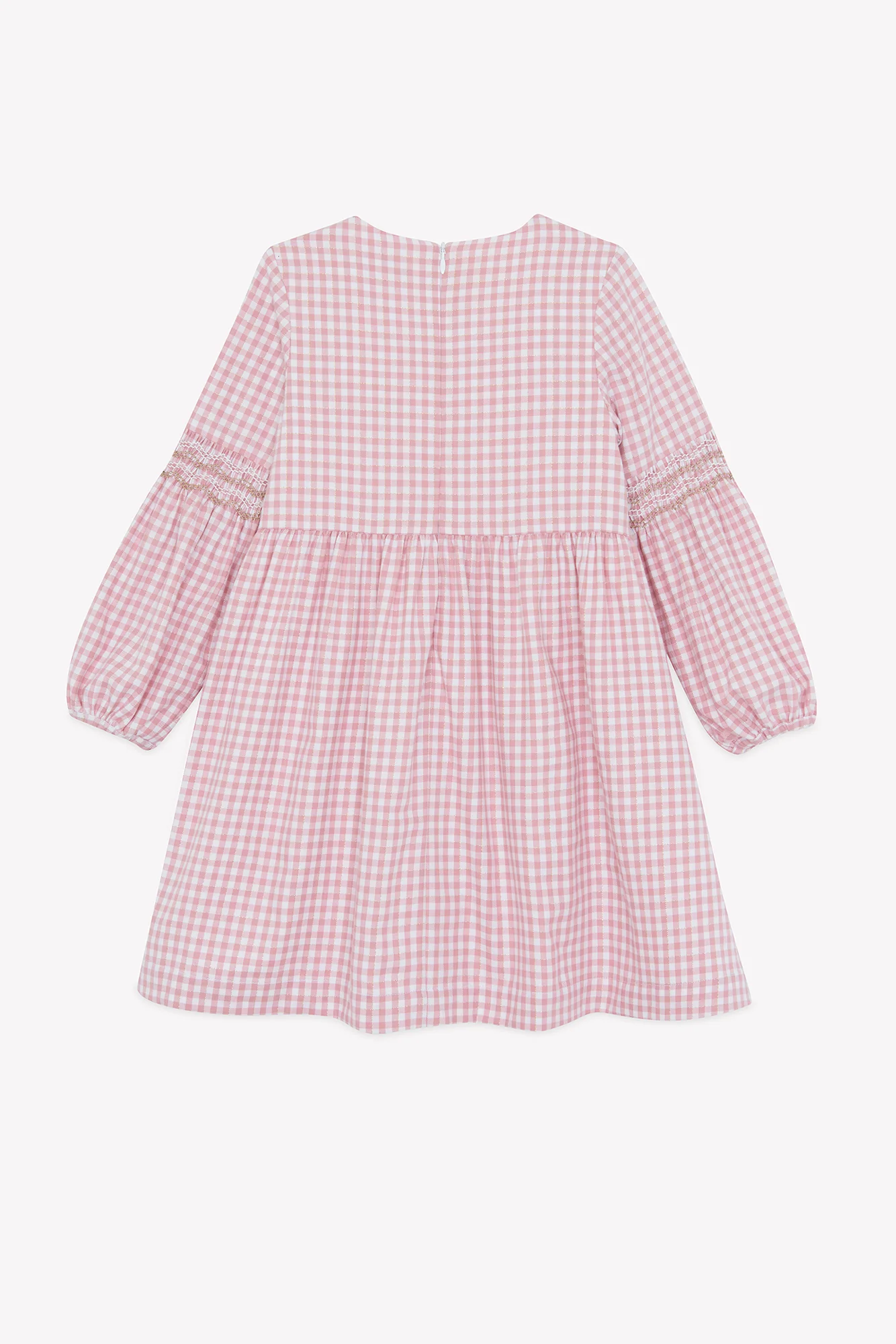 Robe - Blush coton col rond vichy - Image 5