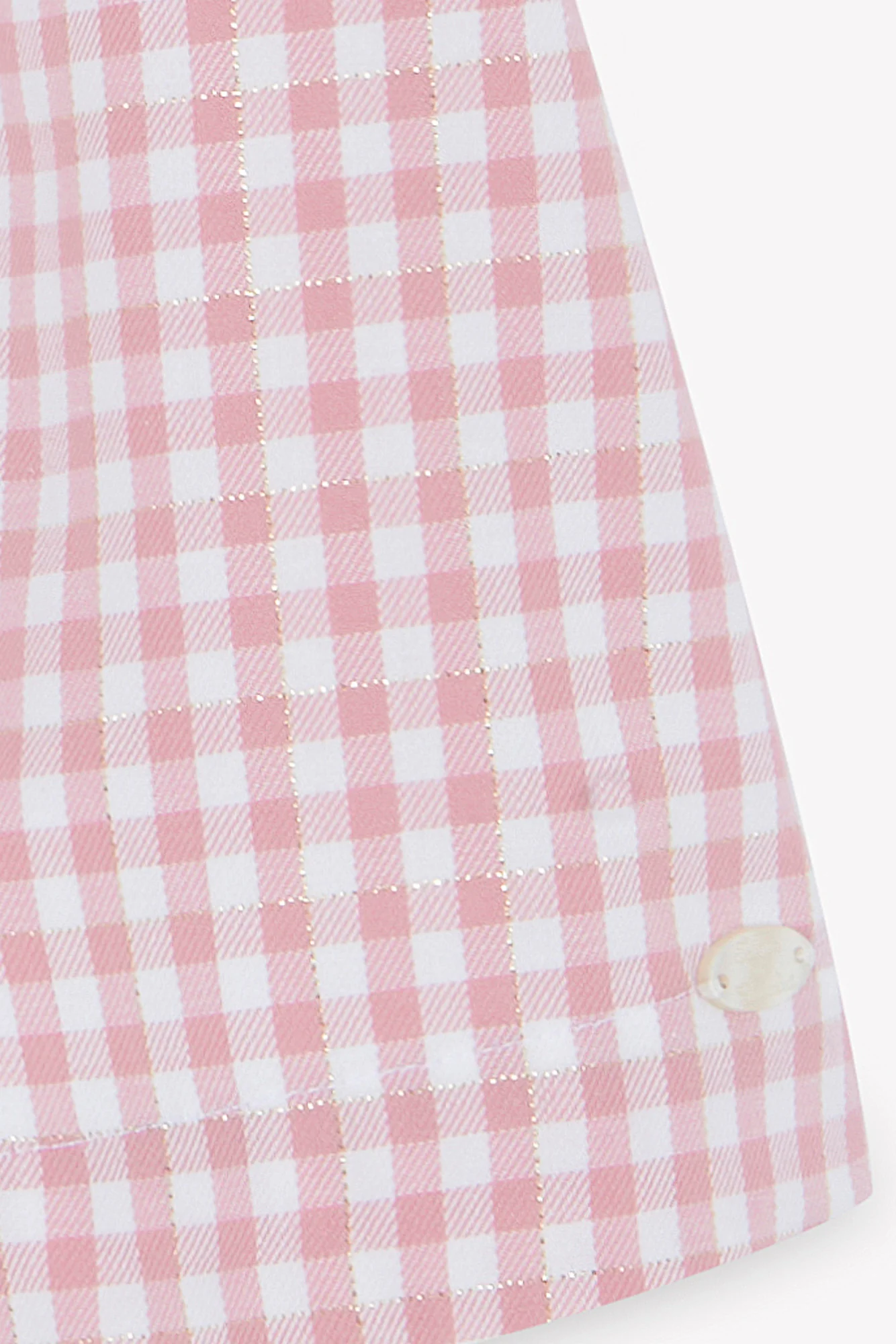 Robe - Blush coton col rond vichy - Image 6