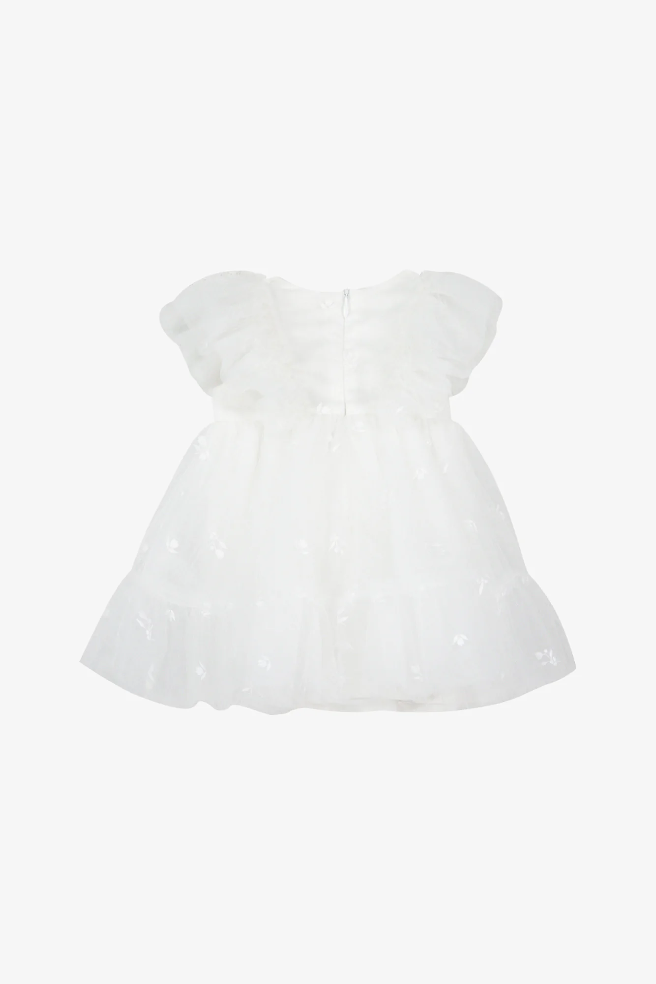 Robe - Ecru tulle plumetis - Image 6