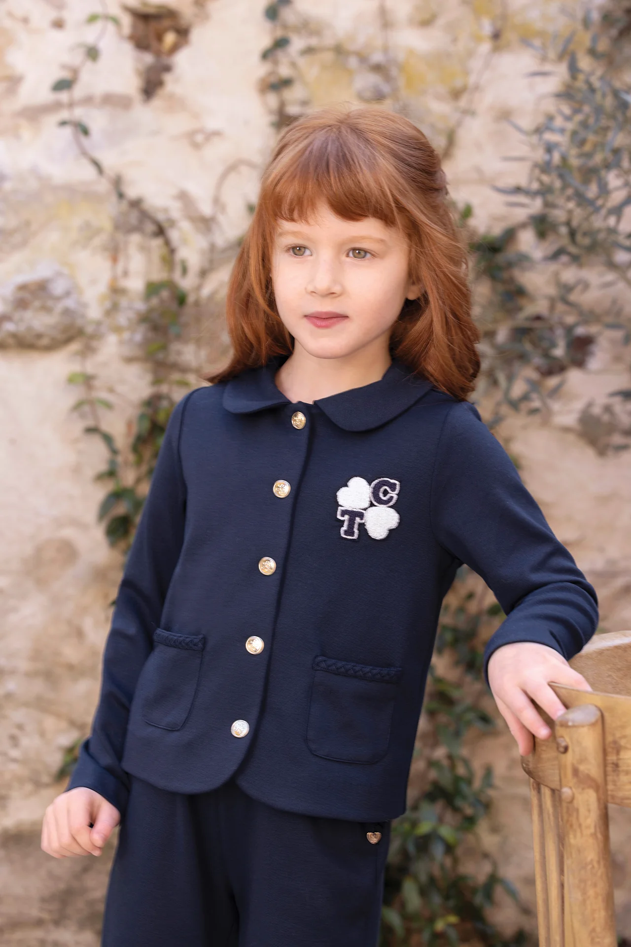 Ensemble de jogging - Marine col claudine