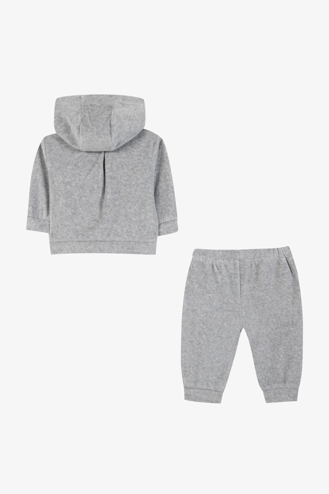 Ensemble Jogging - Gris chiné velours nœuds - Image 7