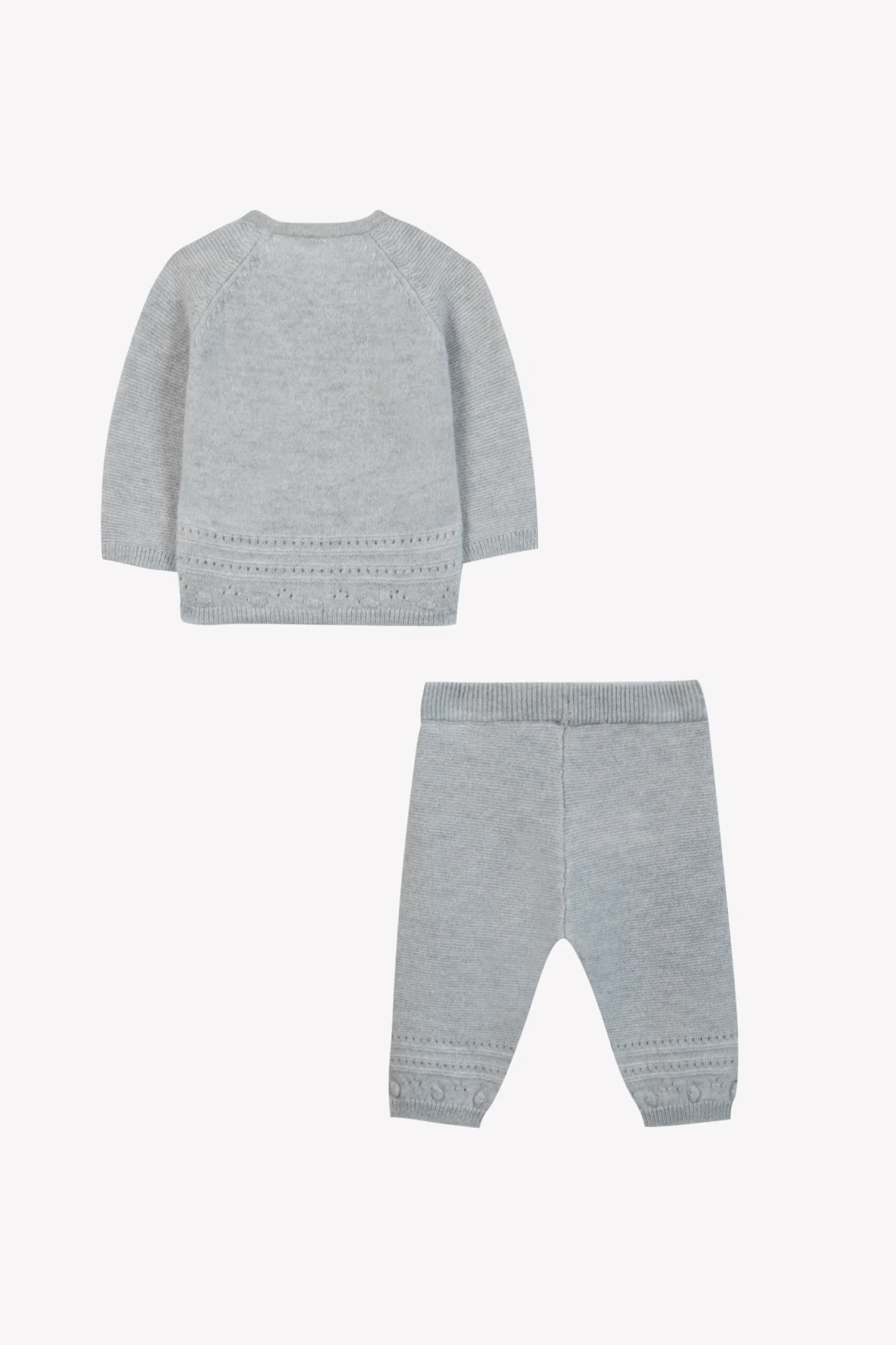 Ensemble long - Gris chiné laine - Image 3