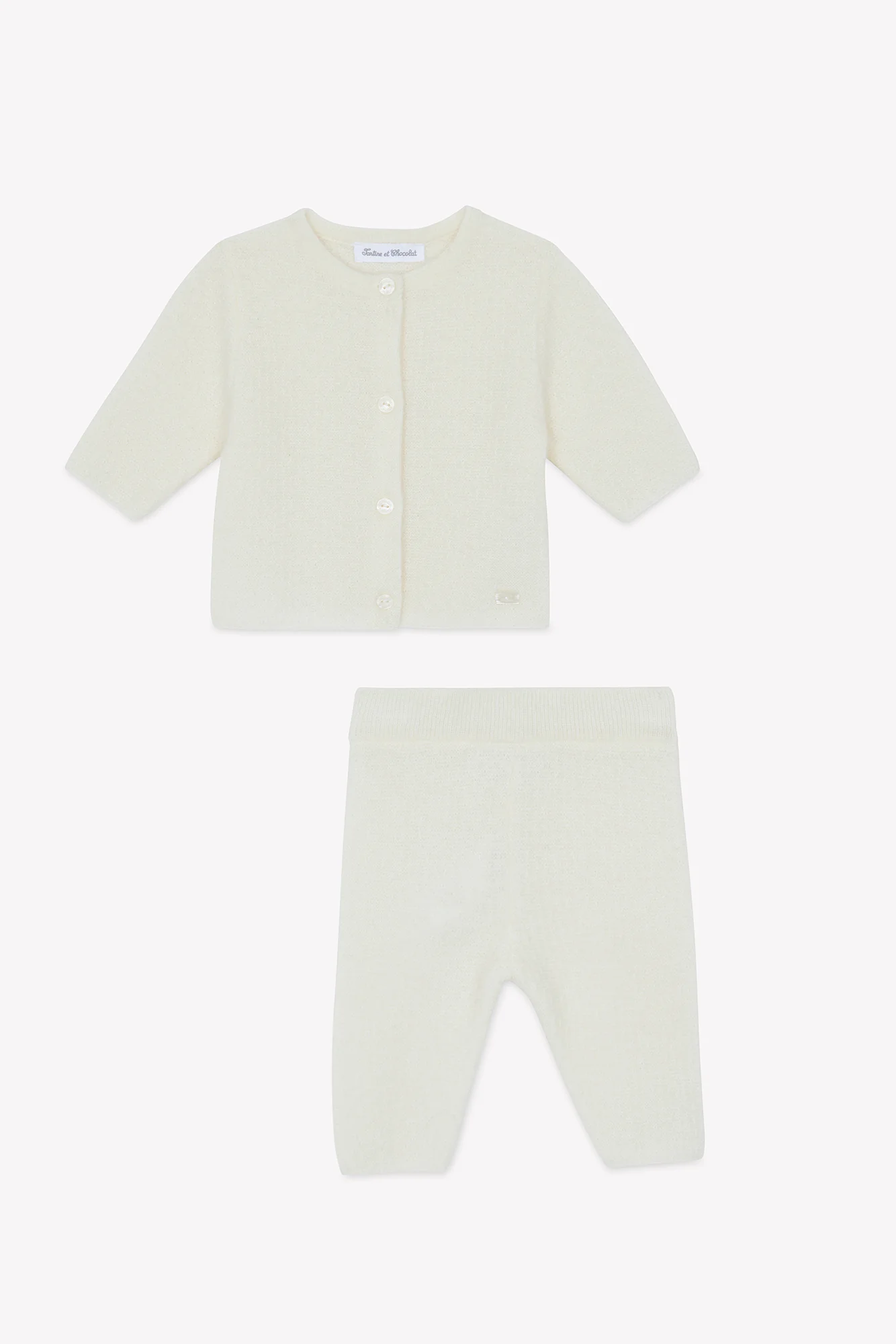 Ensemble long - Ecru cachemire - Image 2