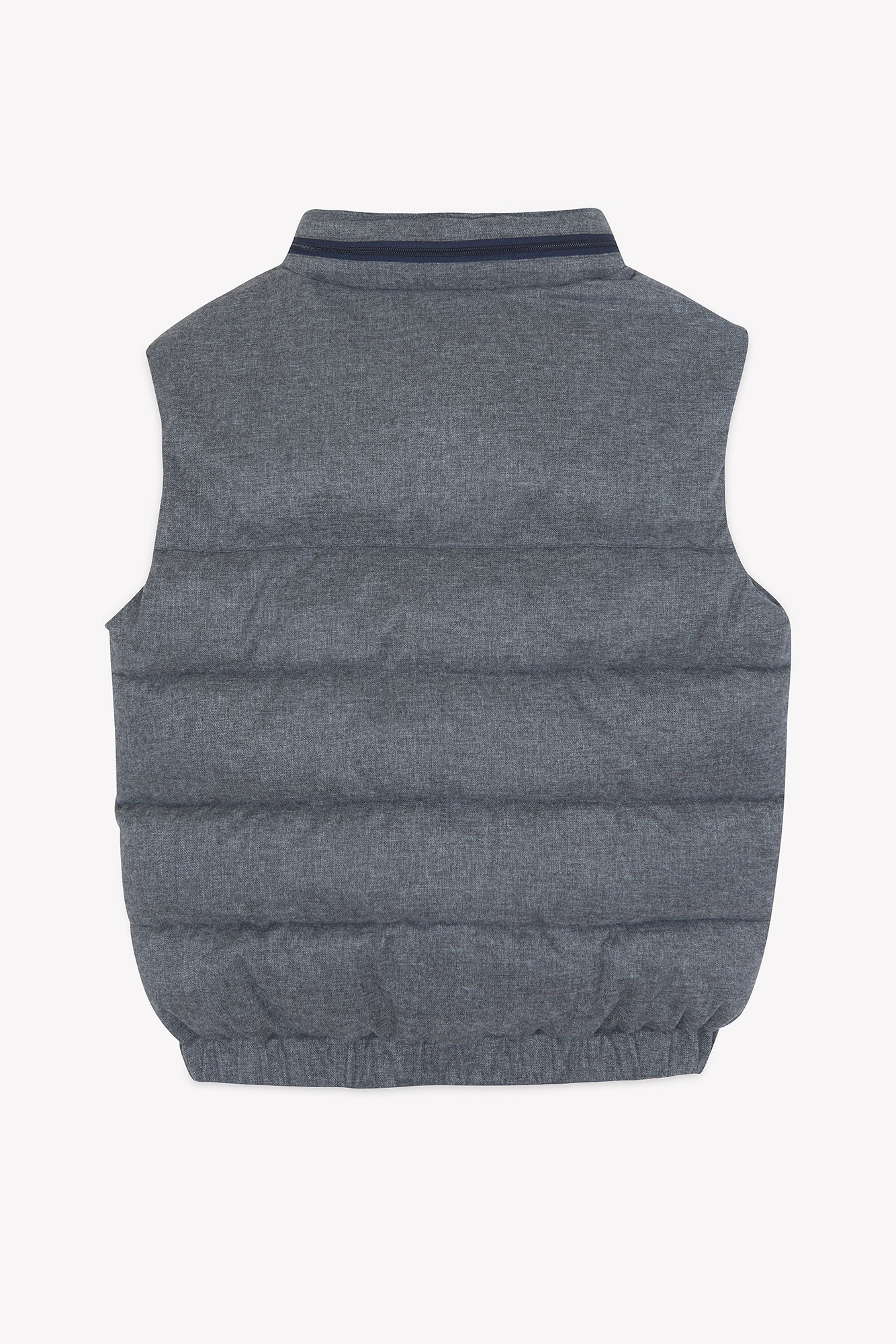 Doudoune sans manches - Gris chiné - Image 6