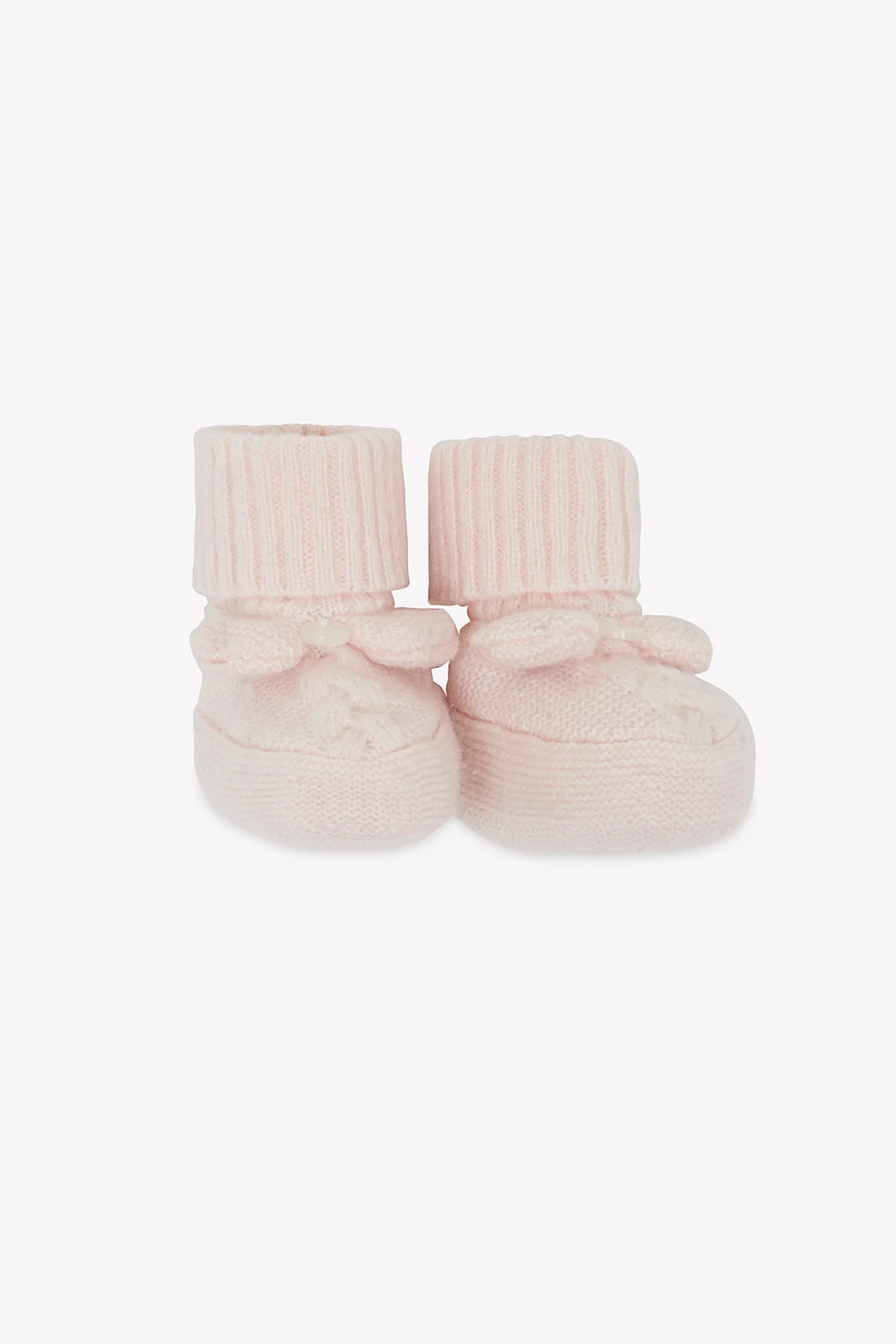 Chaussons - Rosée laine cachemire maille tressée
