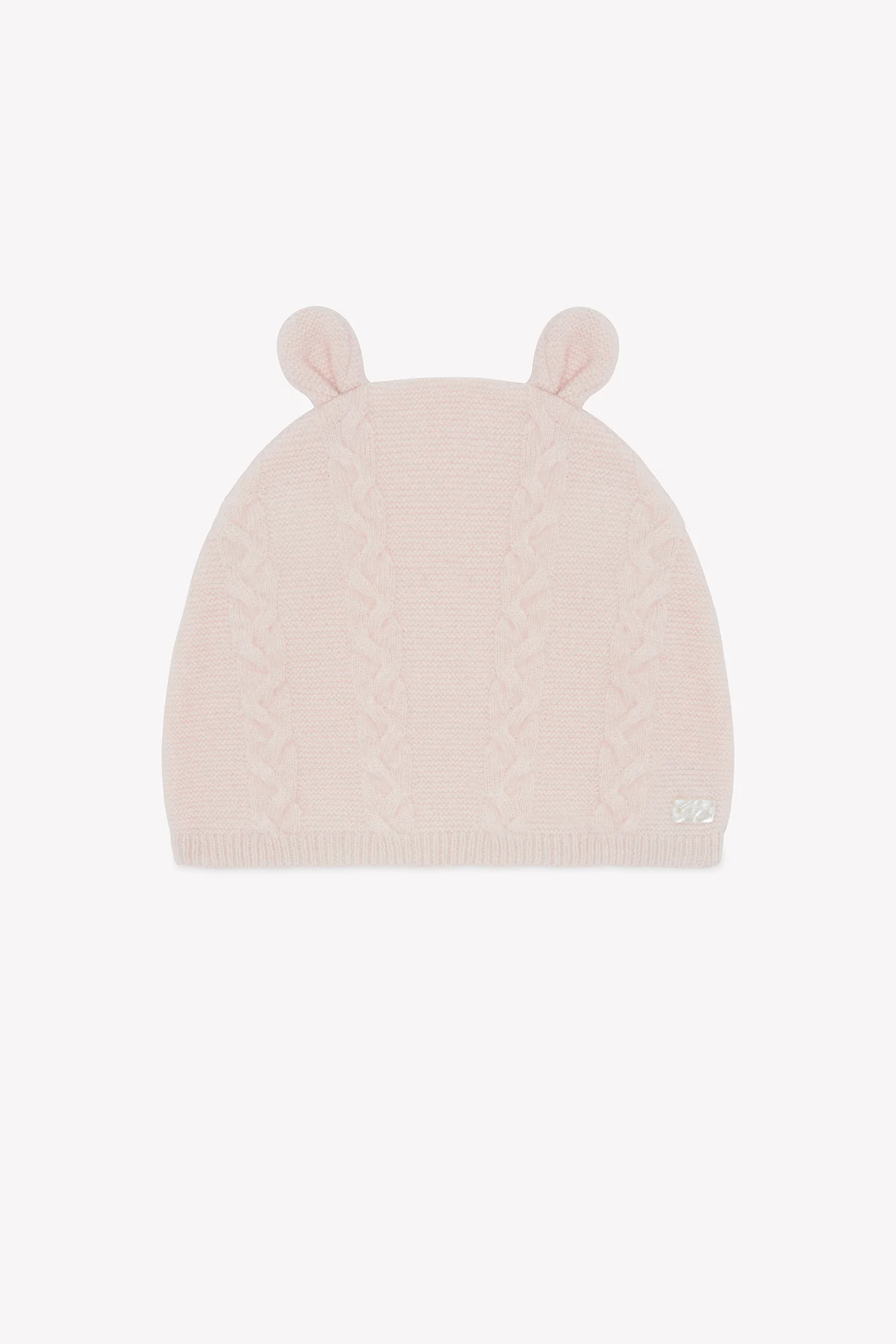 Bonnet - Rosée laine cachemire petit ours