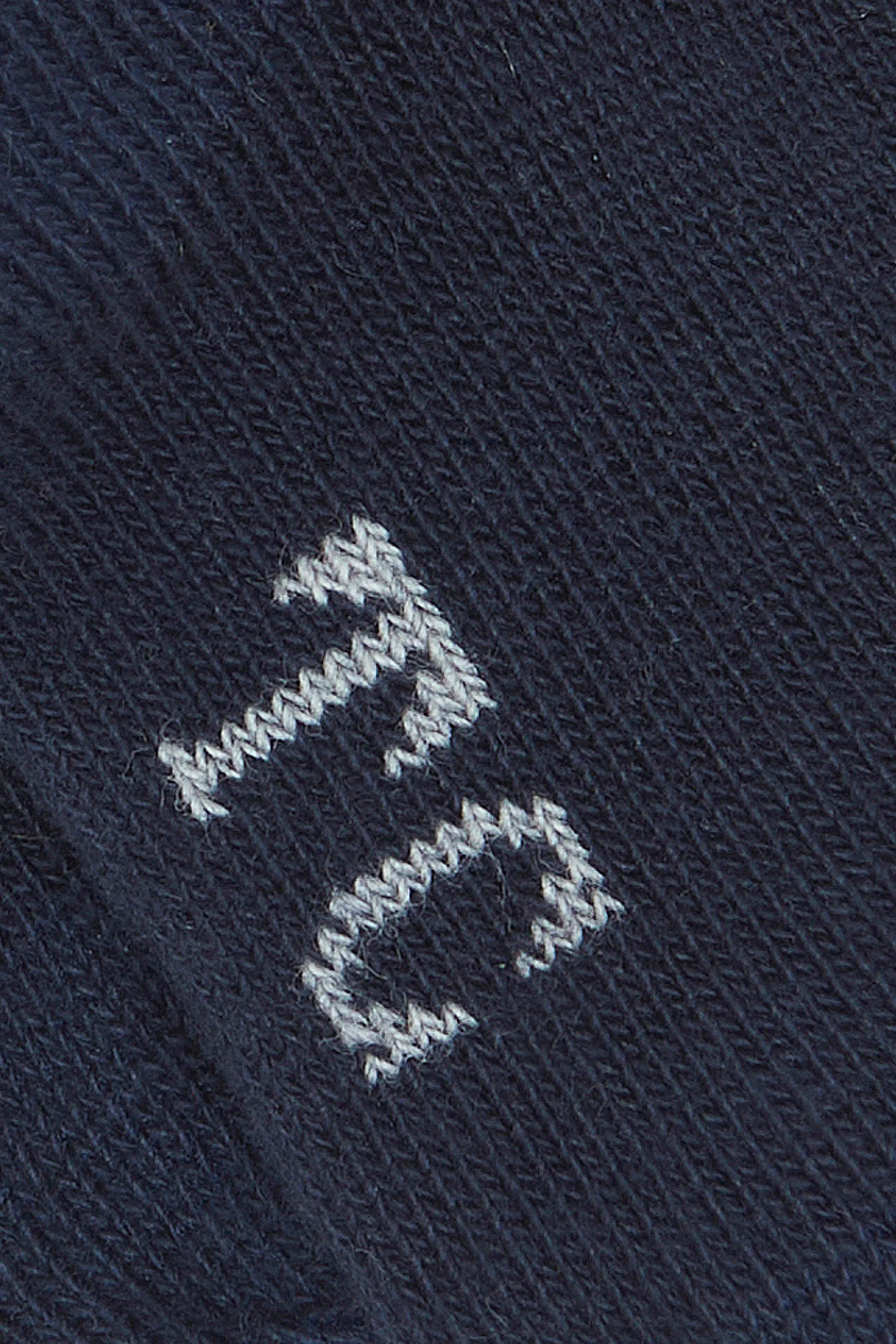 Chaussettes - Marine coton côtelées - Image 2
