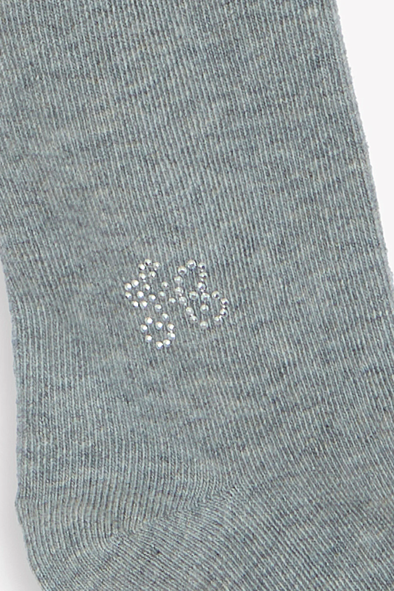 Collant - Gris chiné coton signature TC - Image 2