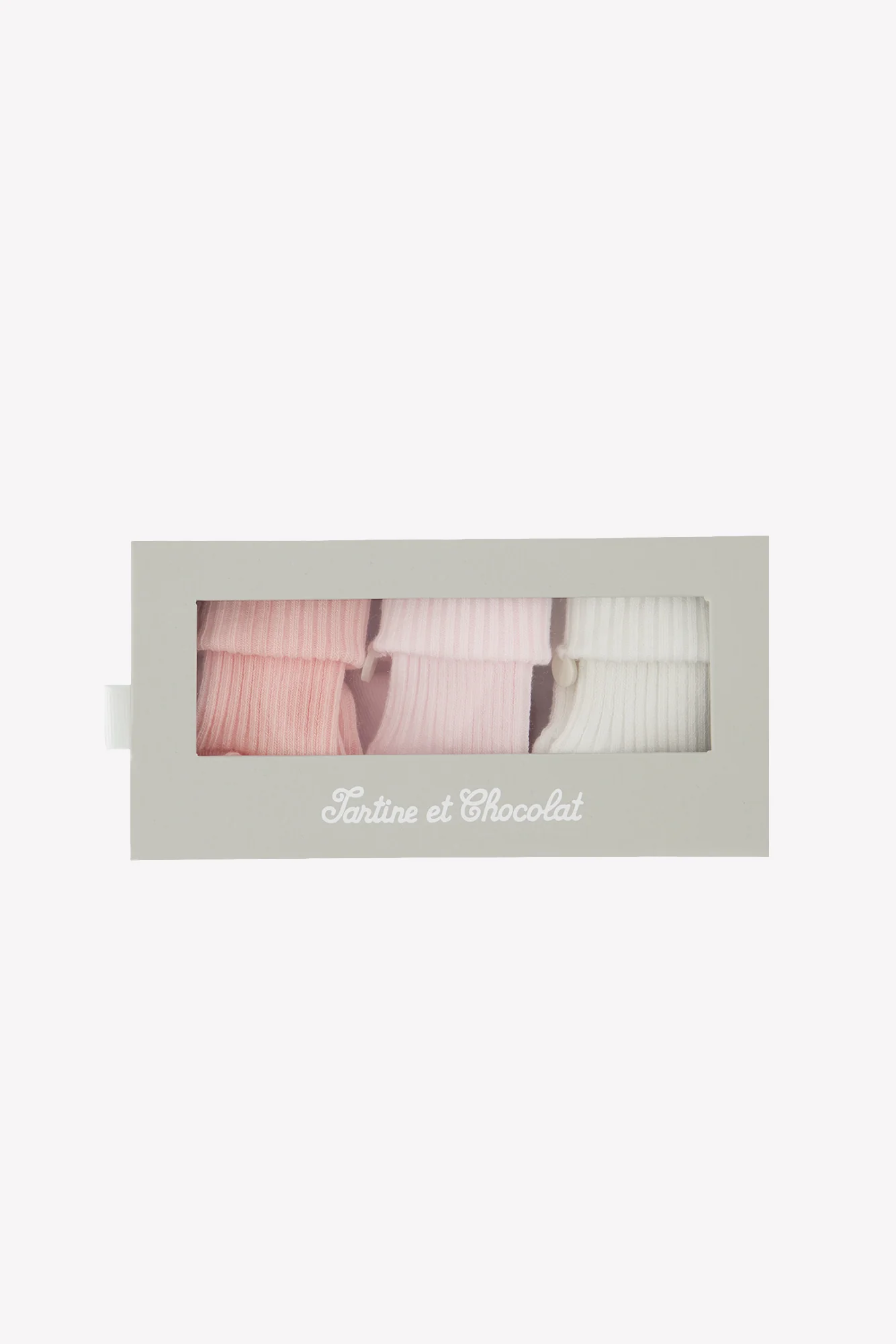 Kit chaussette - Vieux rose coton