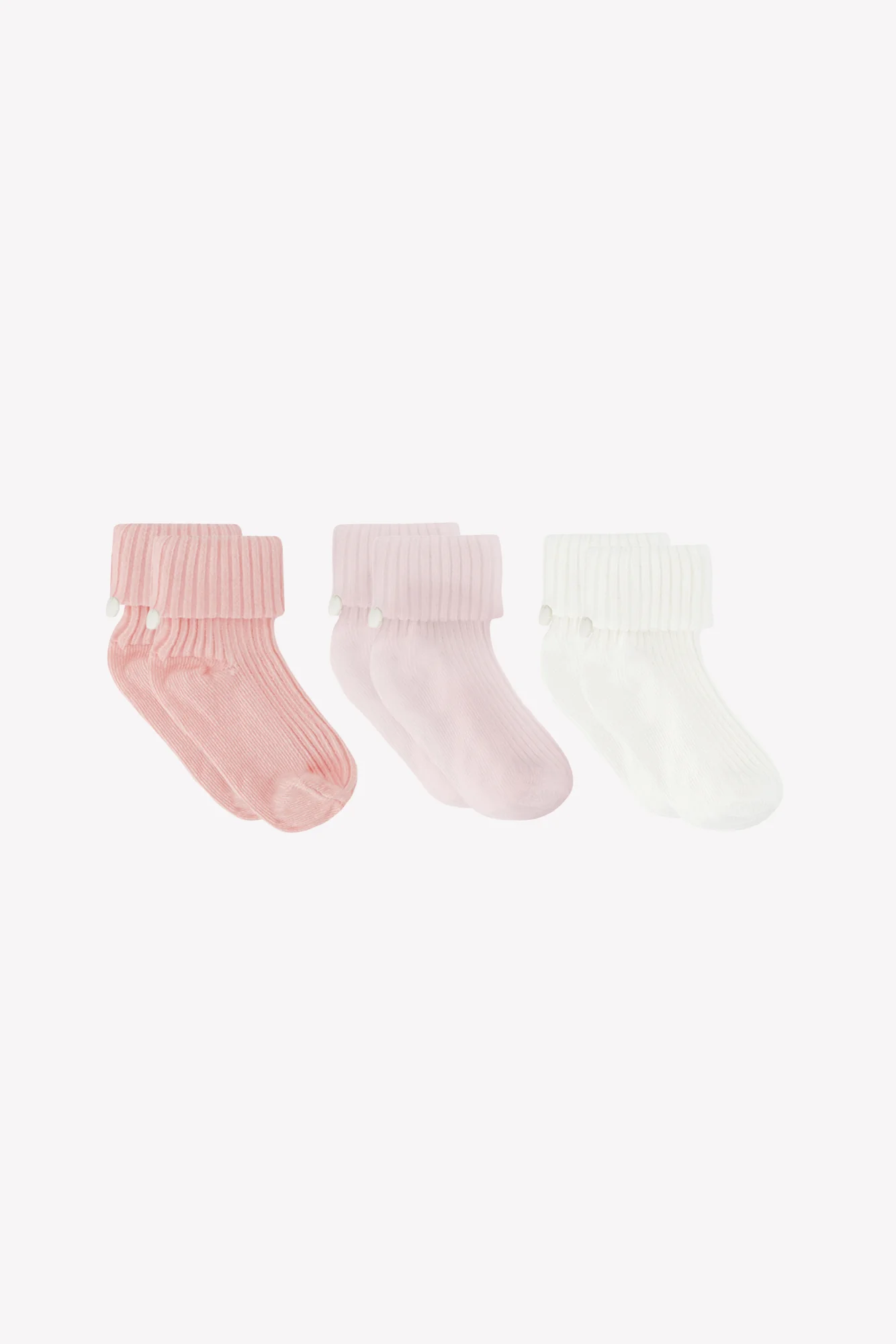 Kit chaussette - Vieux rose coton - Image 2