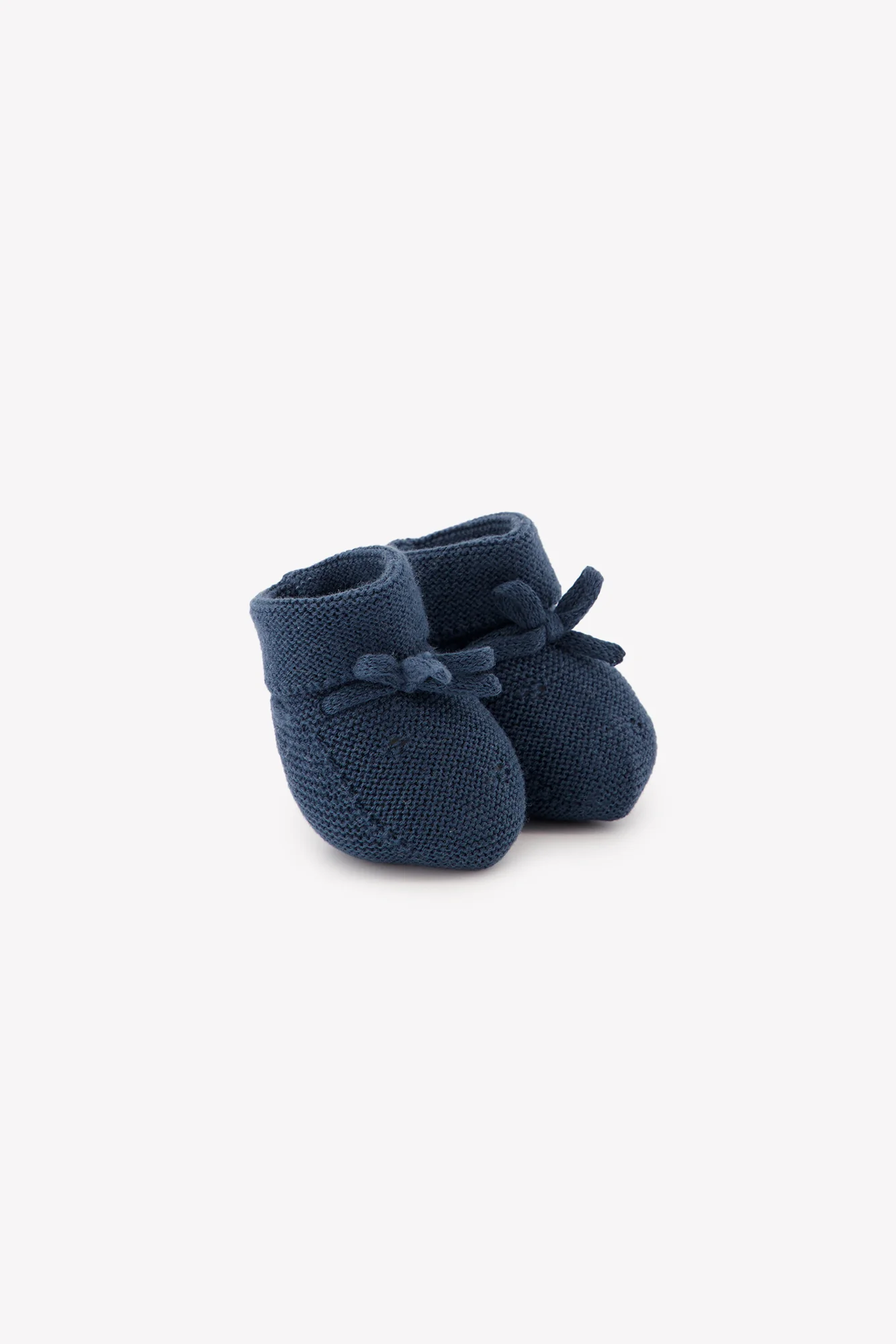 Chaussons - Marine lavé maille ajourée - Image 2