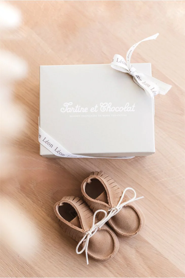 Chaussons personnalisés - Beige - Image 5