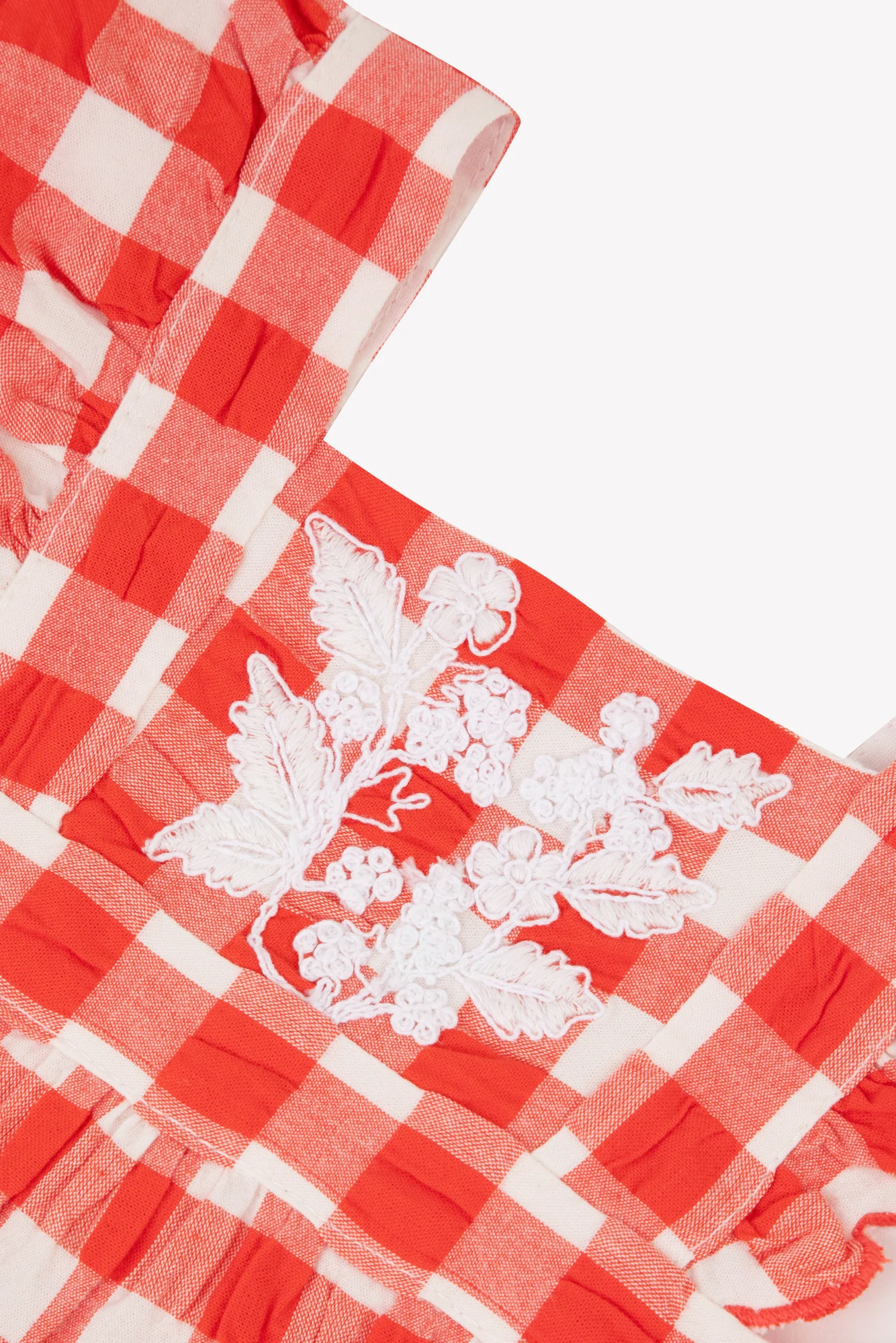 Combinaison courte - Coquelicot vichy - Image 9