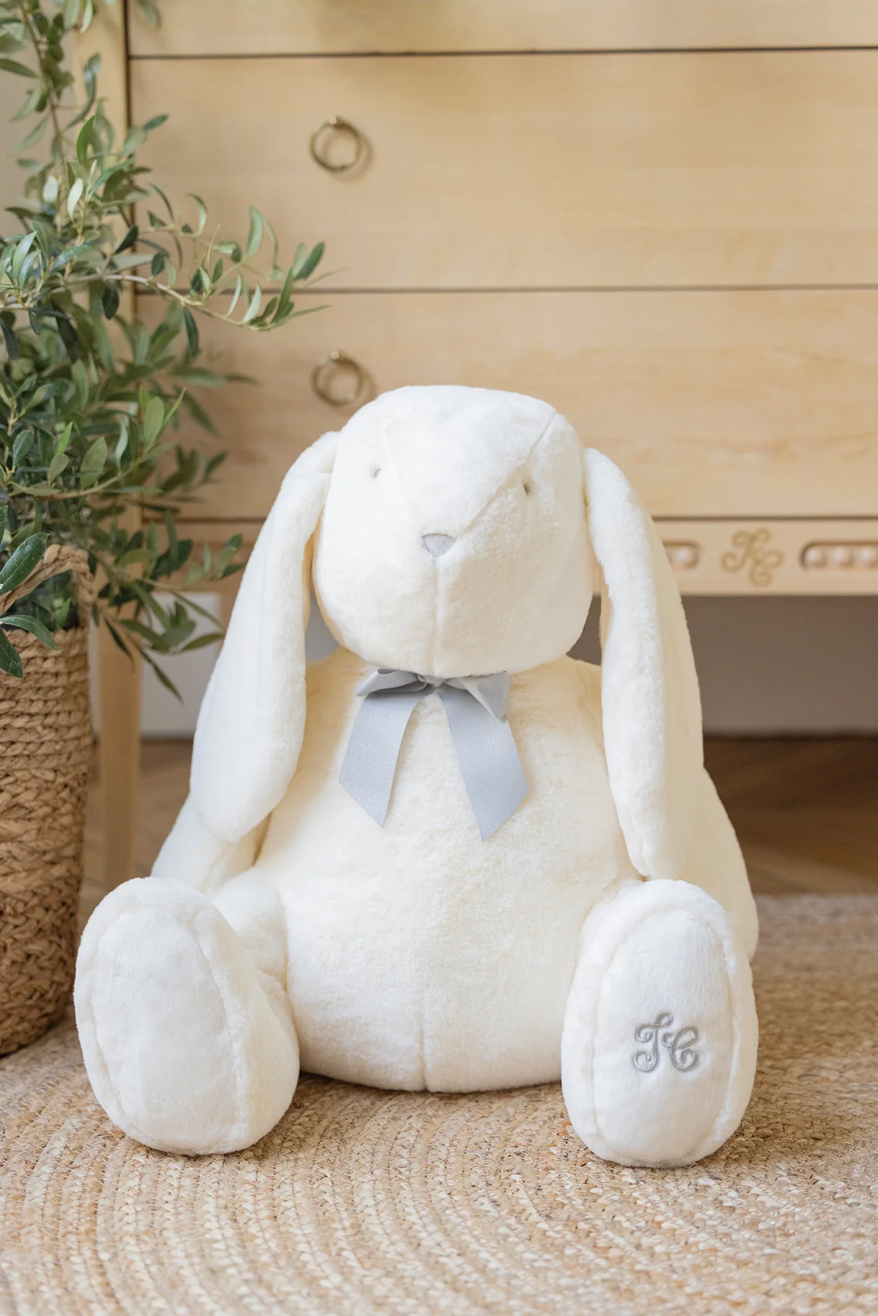 Constant le lapin - blanc 60 cm