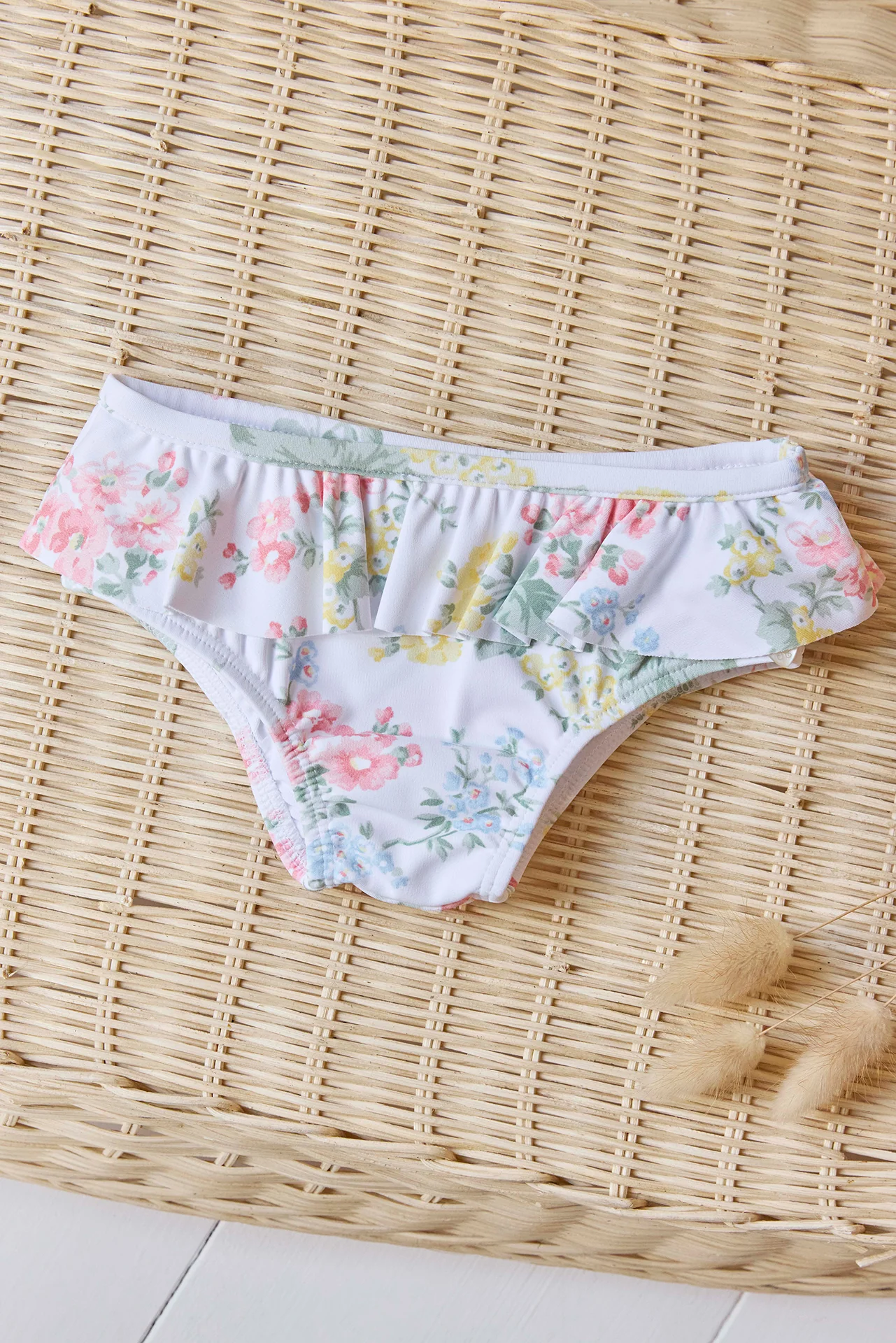 Culotte de bain - écru imprimé feuri - Image 3