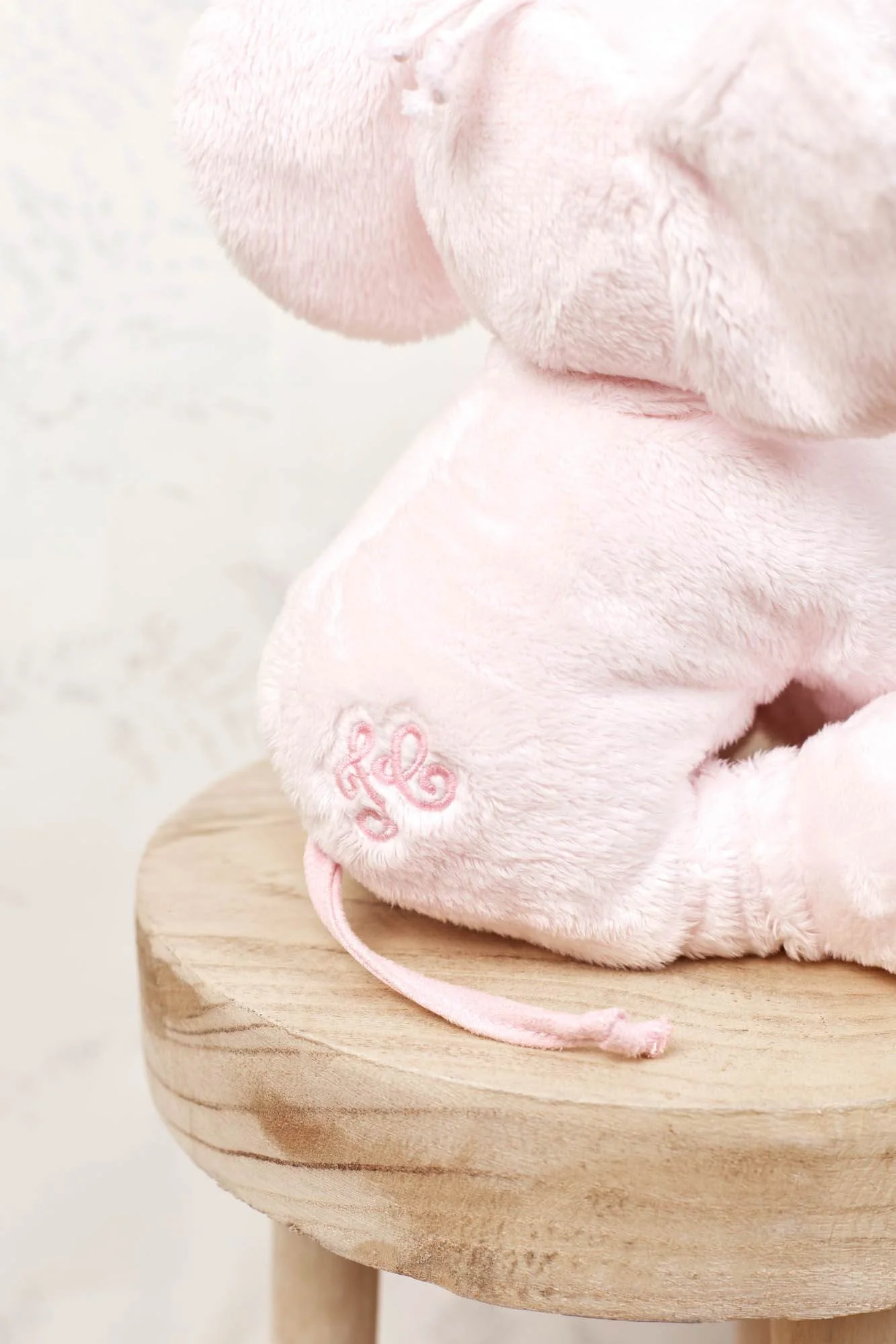 Ferdinand l'éléphant - 25 cm rose pâle - Image 4