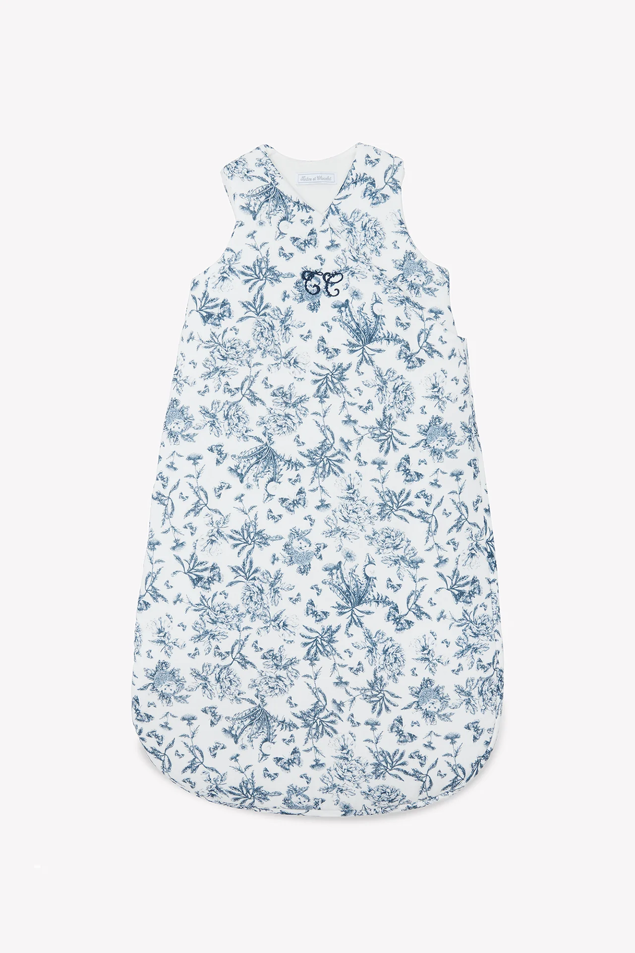 Gigoteuse - T2 Imprimé inspiration toile de jouy bleu - Image 3
