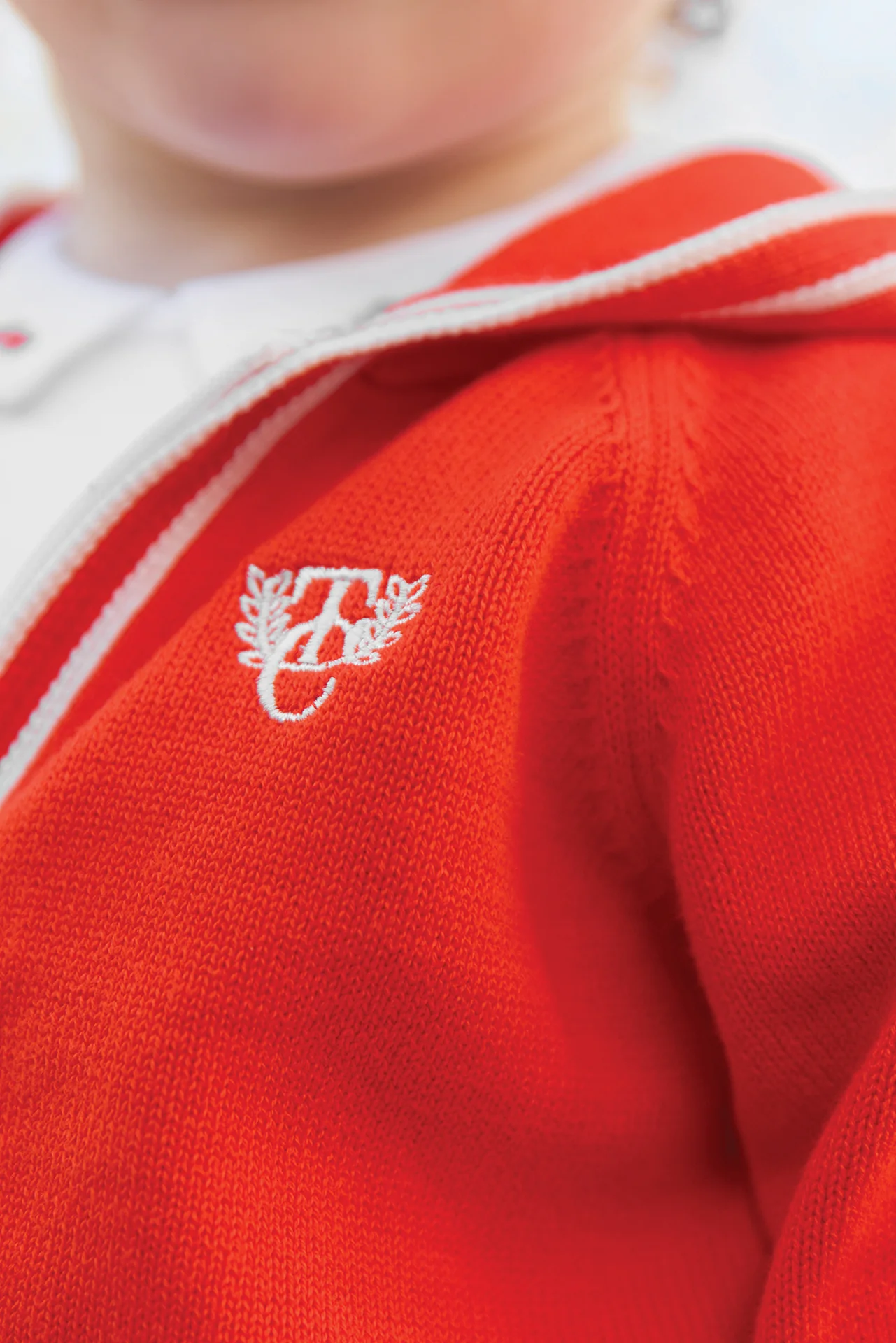 Gilet - Orange maille - Image 2