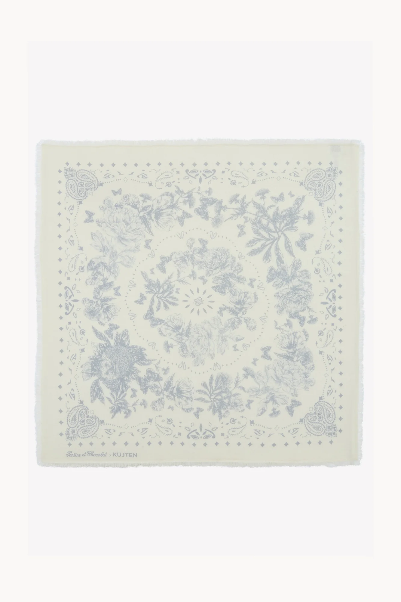 Grand Foulard - Gris clair Kujten x Tartine et Chocolat - Image 4