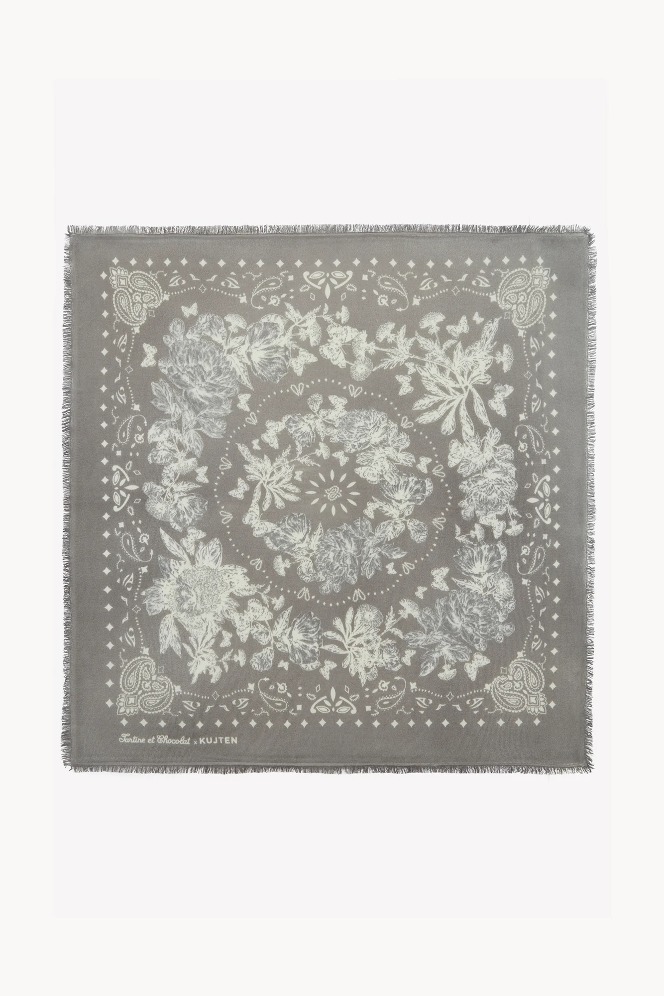 Grand Foulard - Taupe Kujten x Tartine et Chocolat - Image 6