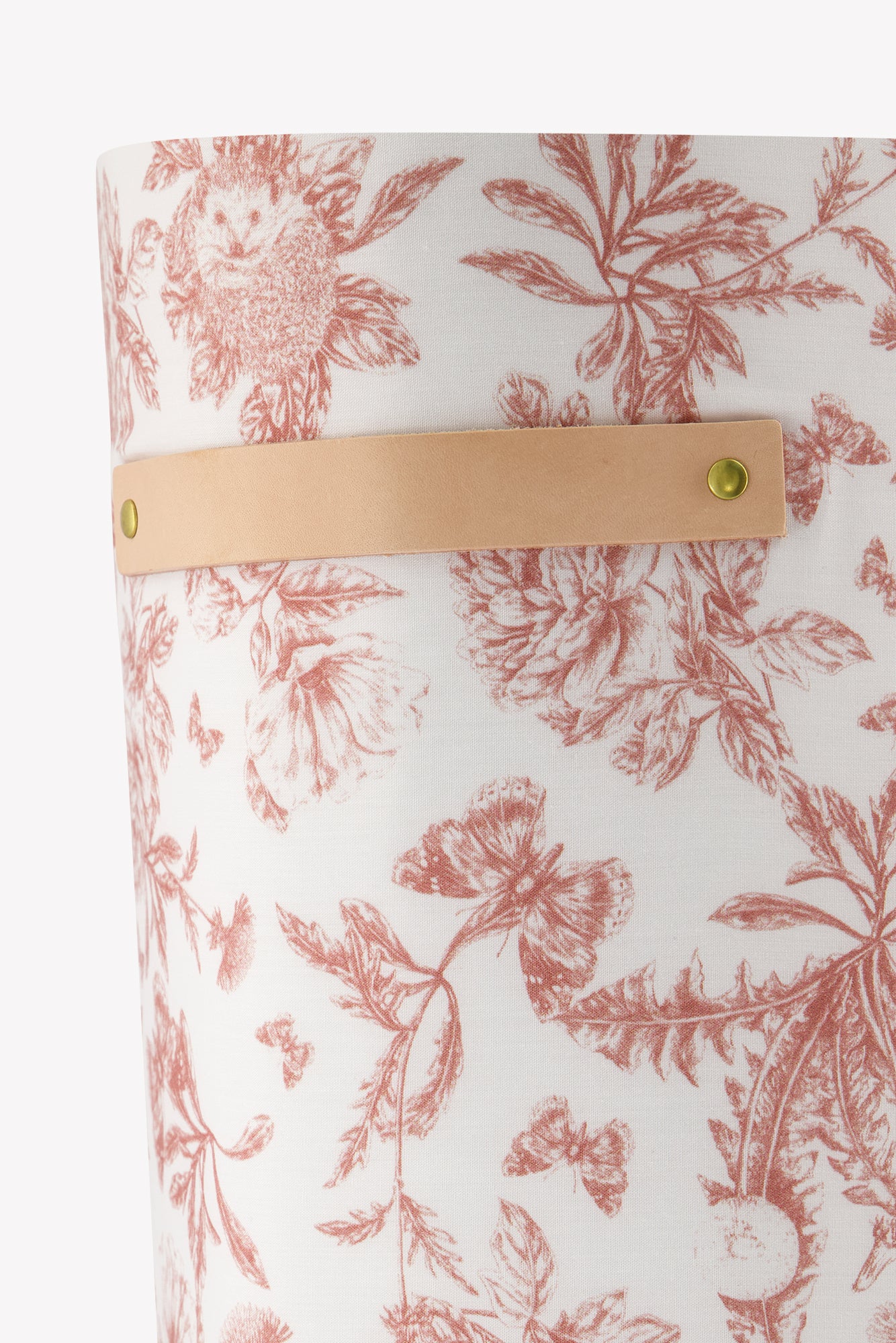 Grande panière toile de jouy rose - Mèzamé x Tartine et Chocolat - Image 6