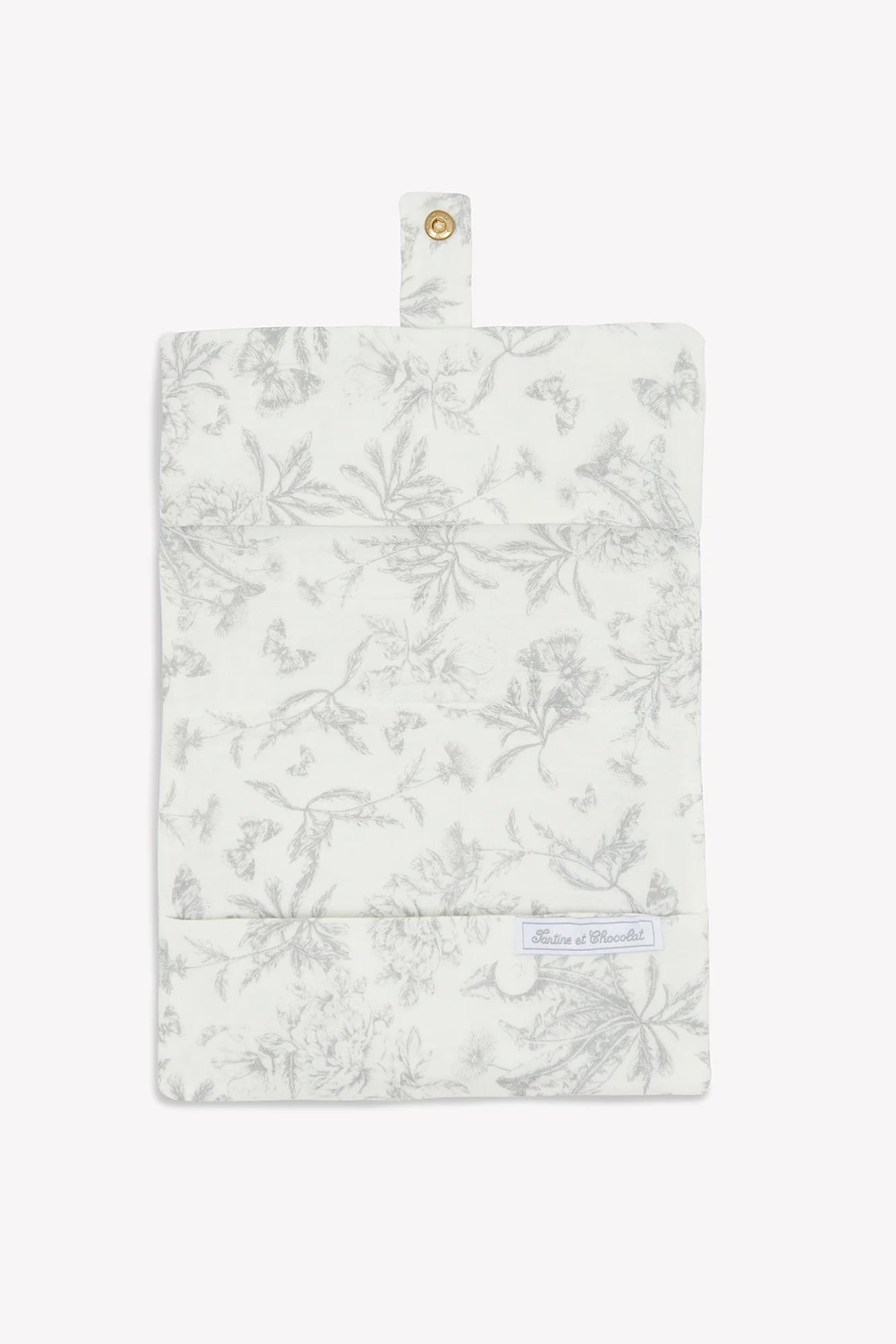 Housse de carnet - Imprimé toile de jouy gris - Image 5