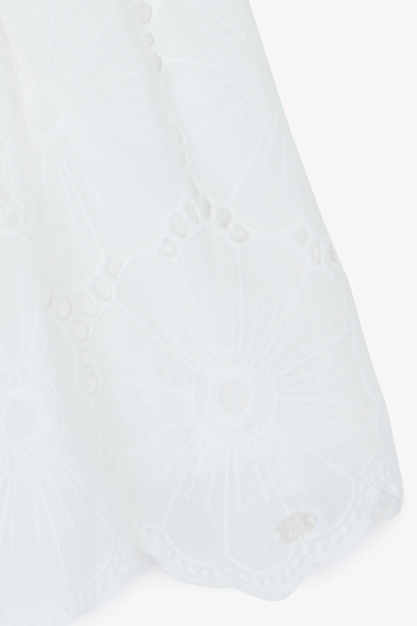 Jupe - Blanc broderies anglaises - Image 5
